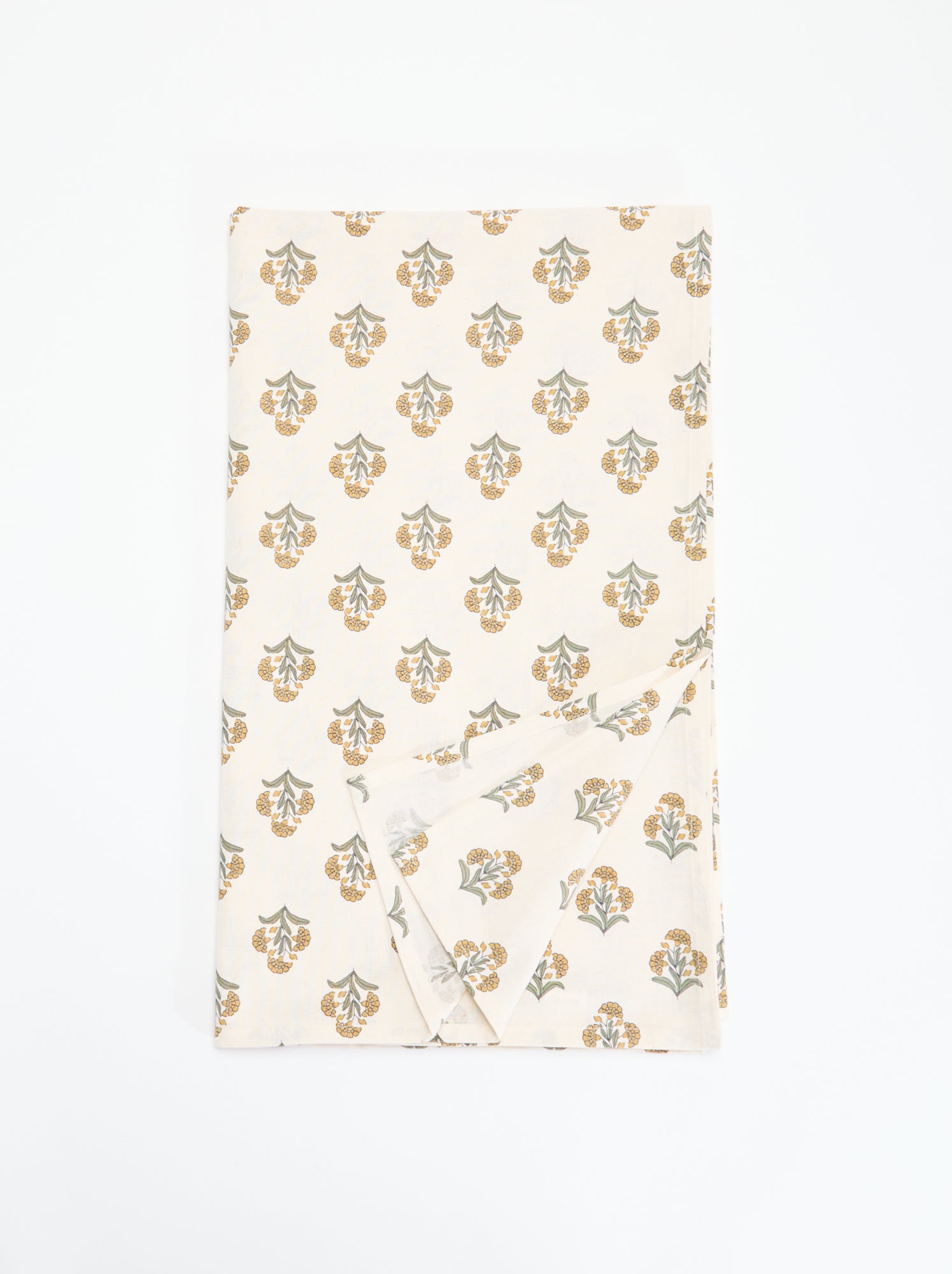 Nappe imprimée à fleurs 150x300 cm - Vert