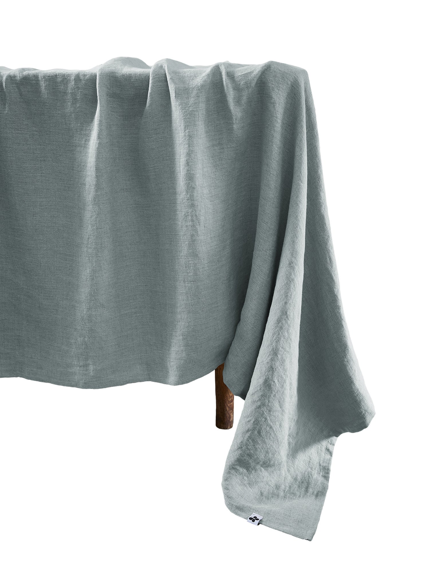 Nappe rectangle – lin lavé français luxe - soline - Bleu