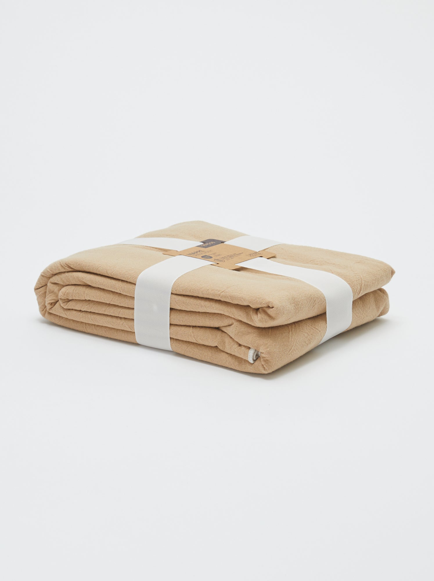 Nappe unie 150 x 250 cm en coton - Kiabi Home - Beige