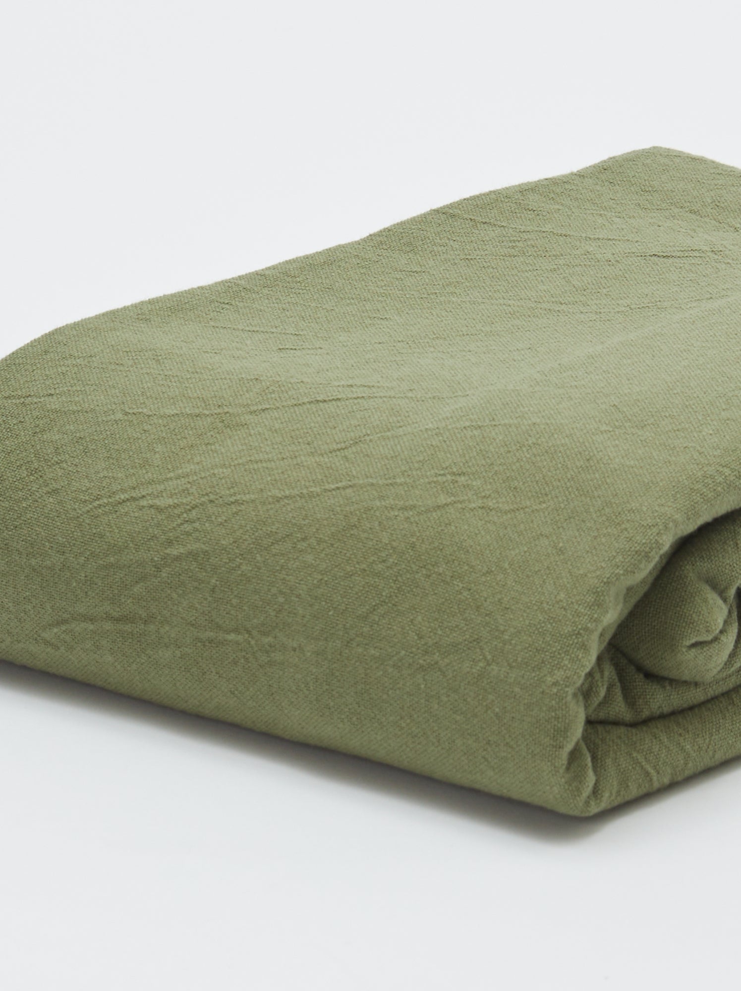 Nappe unie 150 x 250 cm en coton - Kiabi Home - Kaki