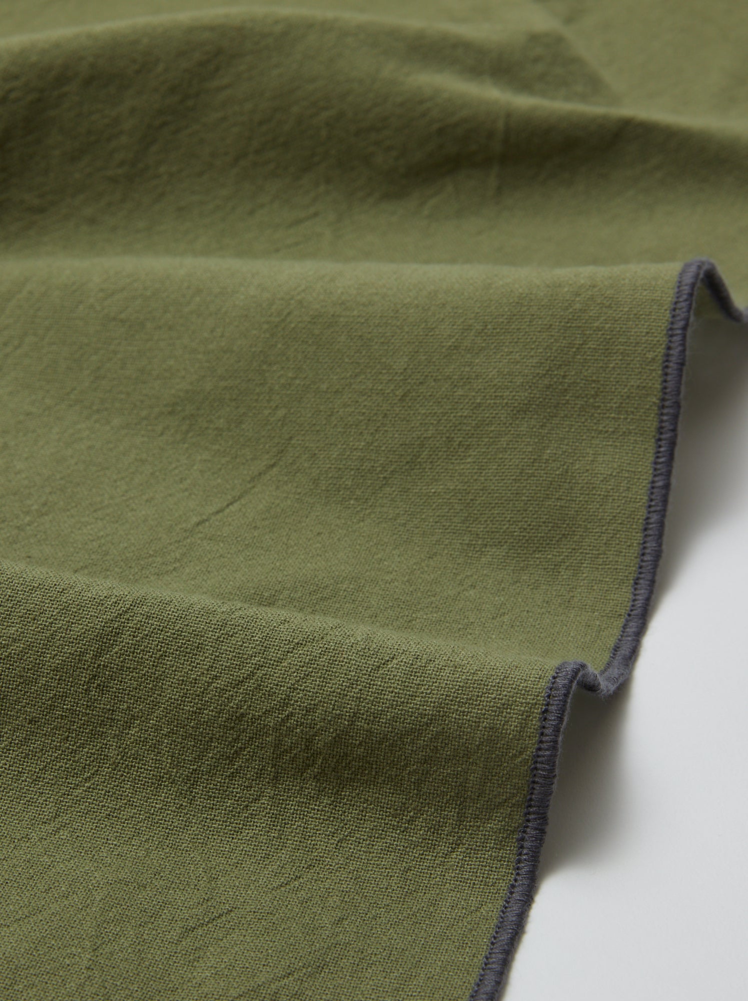 Nappe unie 150 x 250 cm en coton - Kiabi Home - Kaki