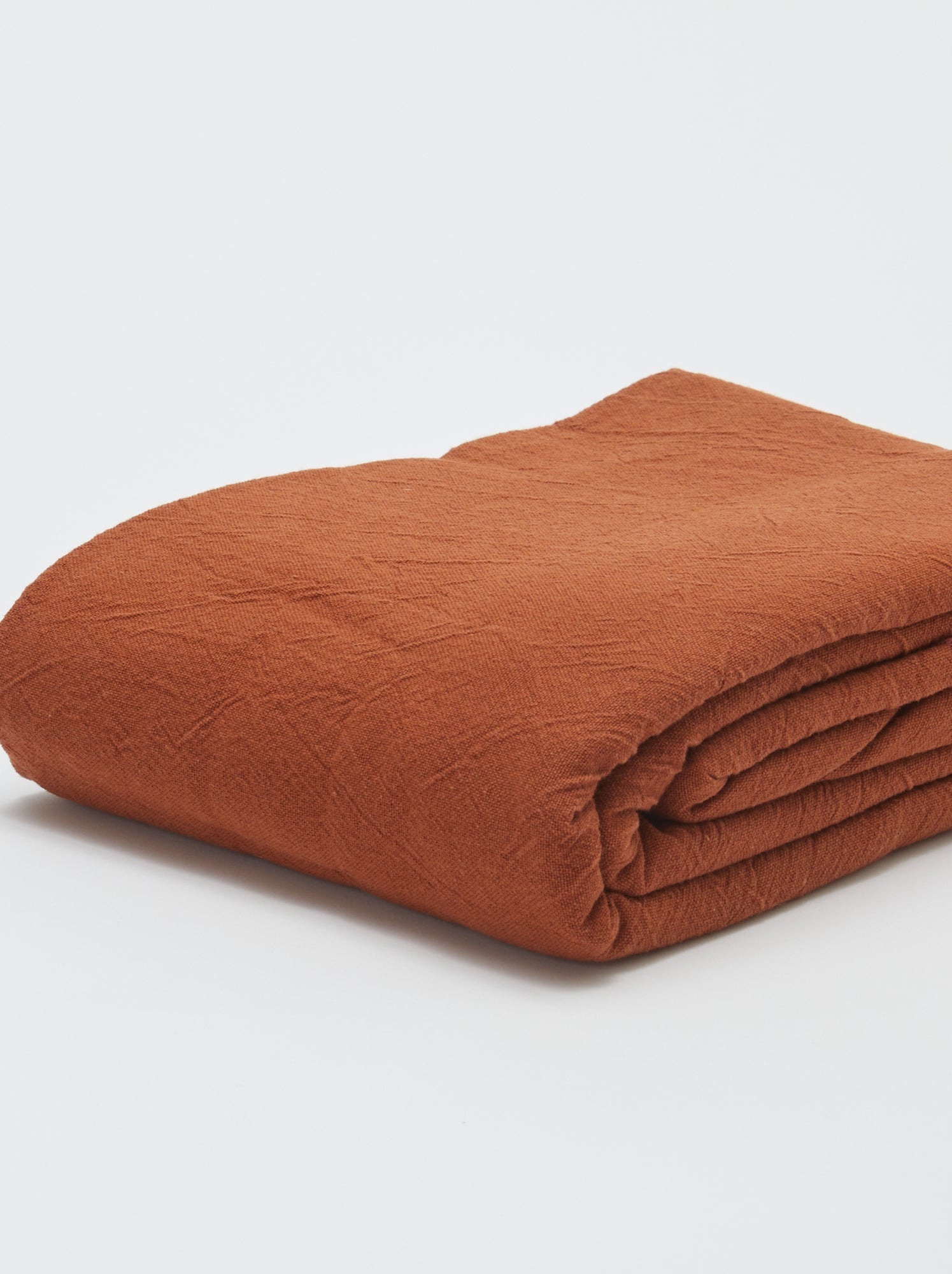 Nappe unie 150 x 250 cm en coton - Kiabi Home - Orange