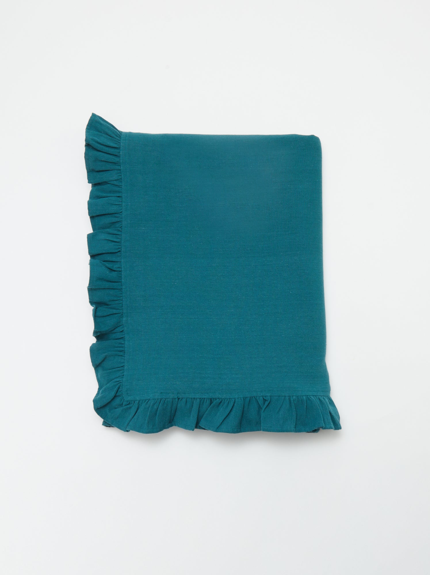 Nappe volantée (150 x 250 cm) - BLEU