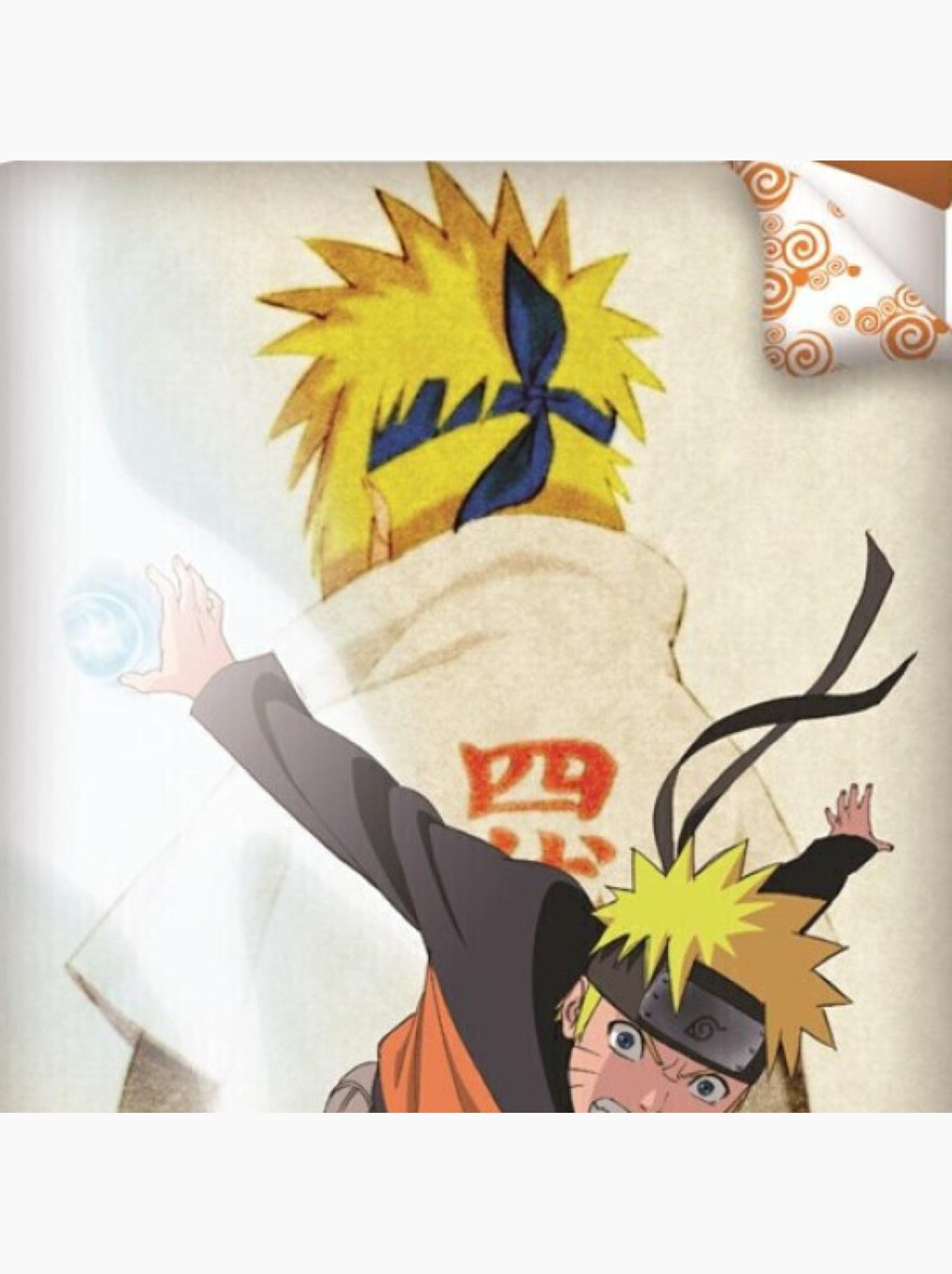 Naruto Shippuden, Parure de Lit Enfant Imprimée Réversible 100% Coton - Multicolore