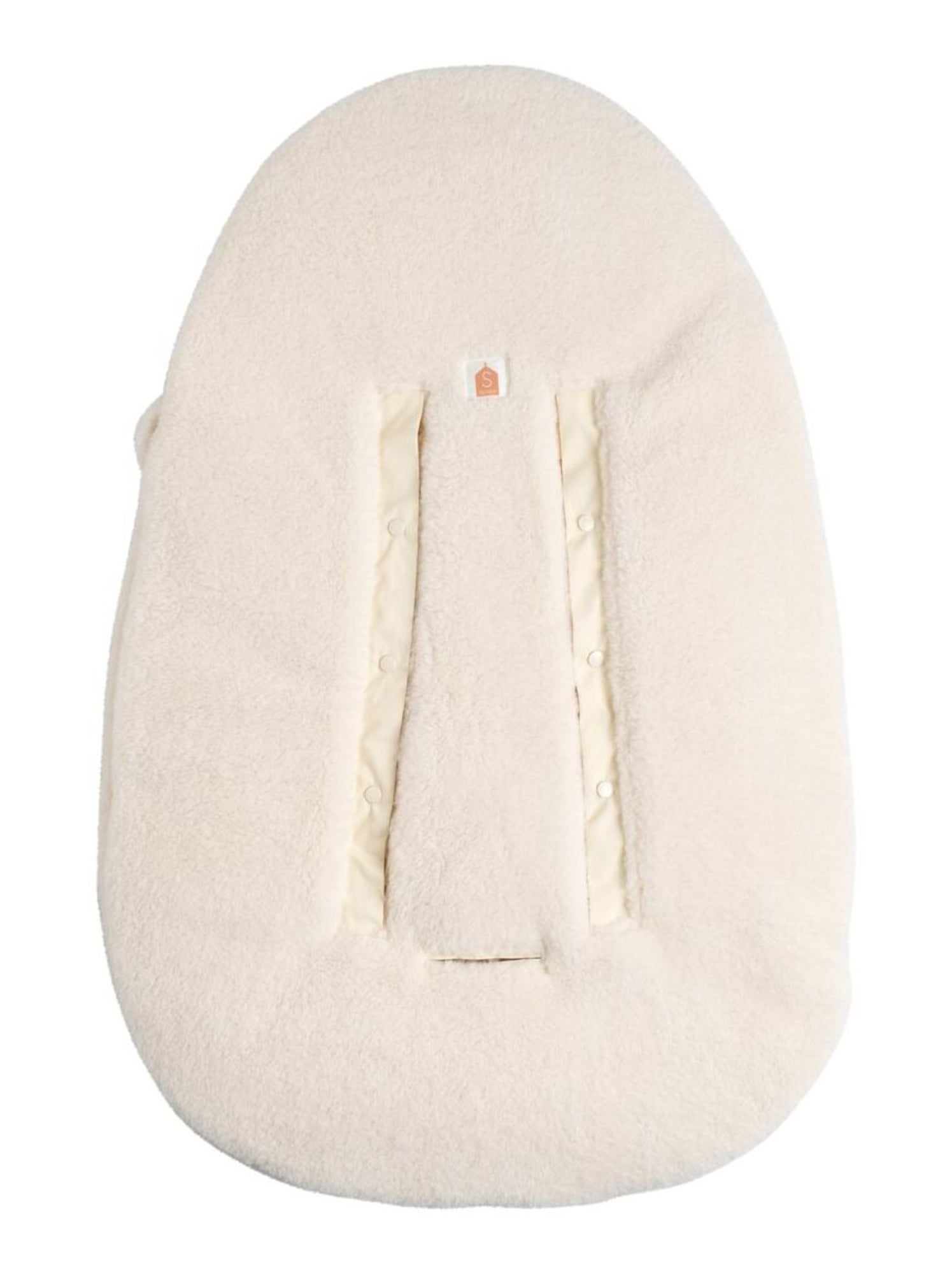Nid d'ange bébé 5 attaches en sherpa et intérieur gaze de coton - SAUTHON - Ecru