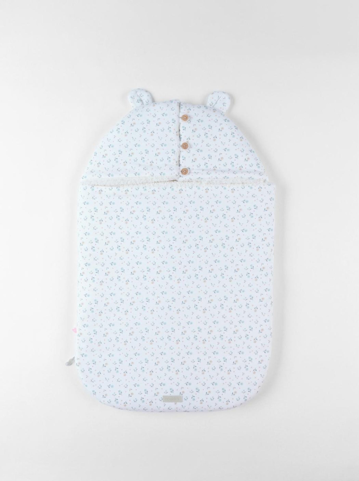 Nid d'ange en jersey et Sherpa Noukie's - Blanc