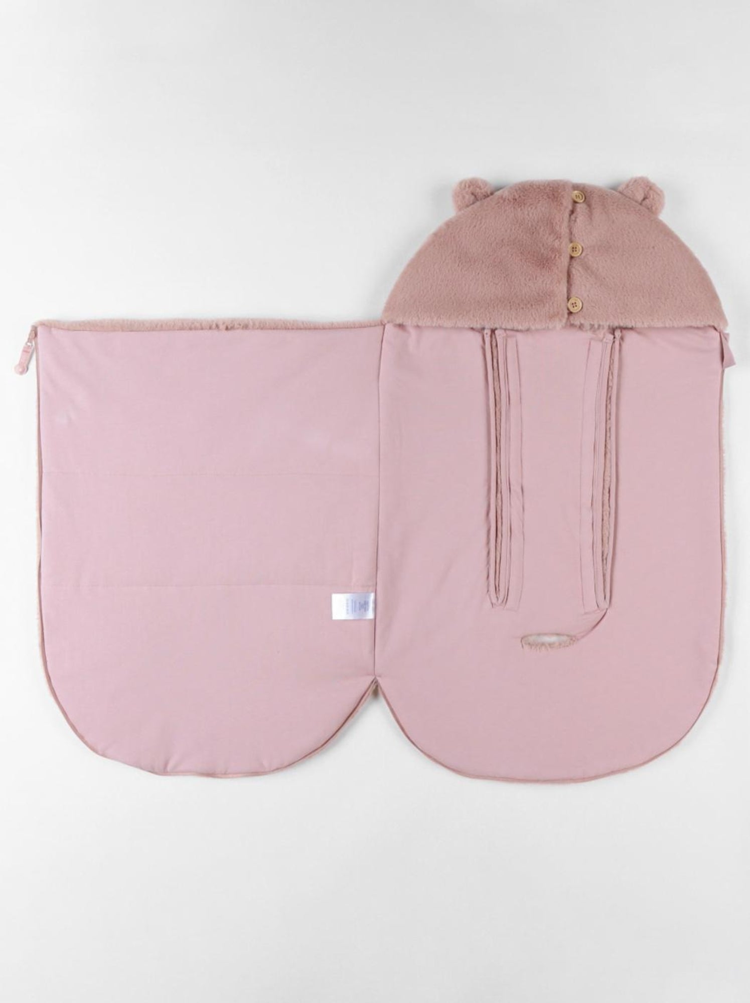 Nid d'ange, Jersey et fausse fourrure Noukie's - Rose
