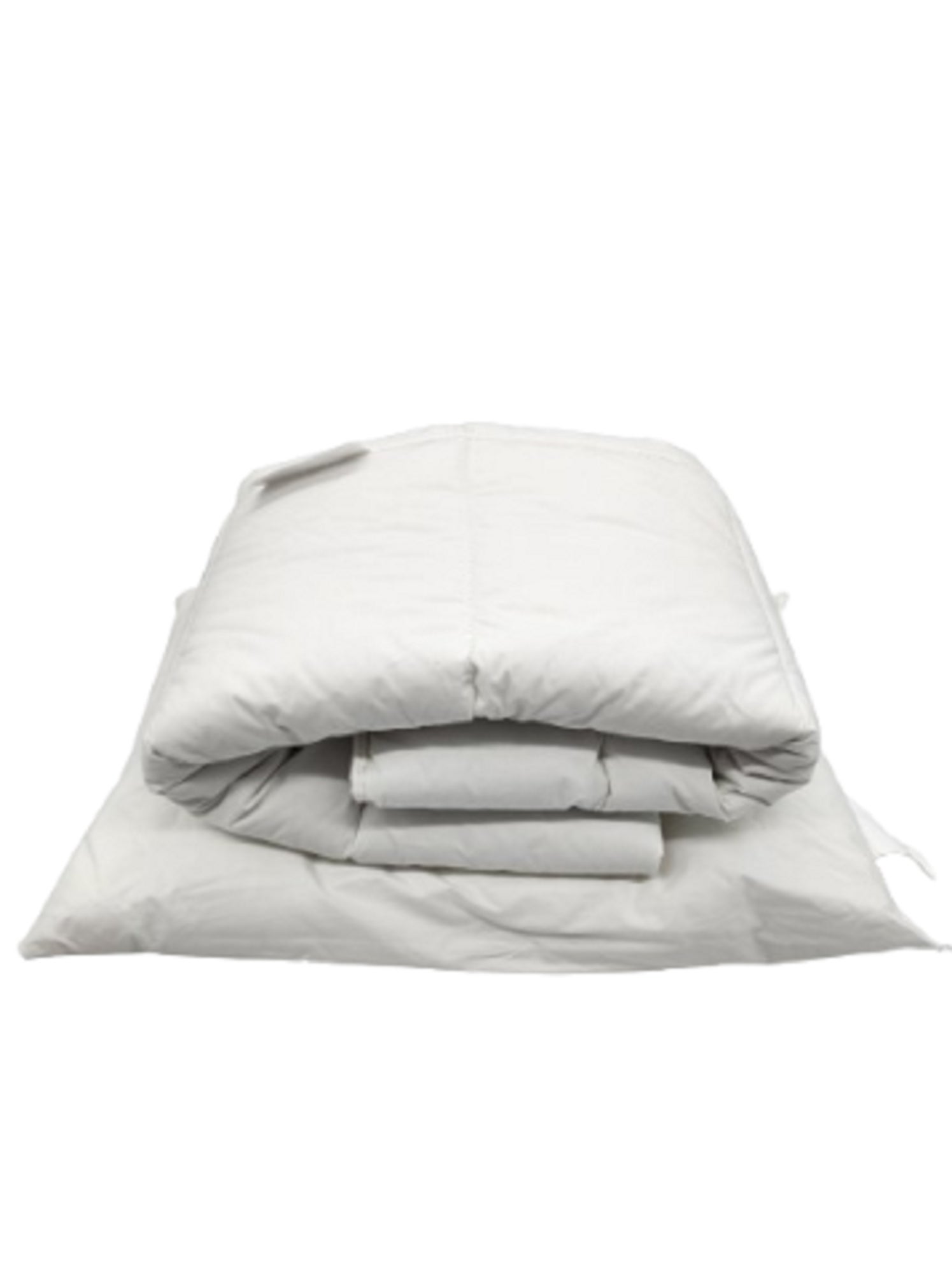 Pack bébé - 1 couette 80 x 120 + 1 oreiller 40 x 60 - Blanc
