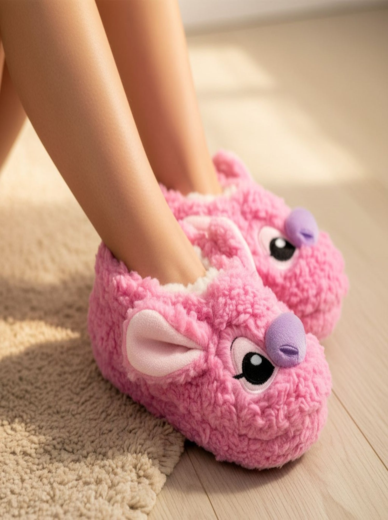 Pack de Chaussons Antidérapants Enfant LILO & STITCH (Lot de 2) - Bleu Rose