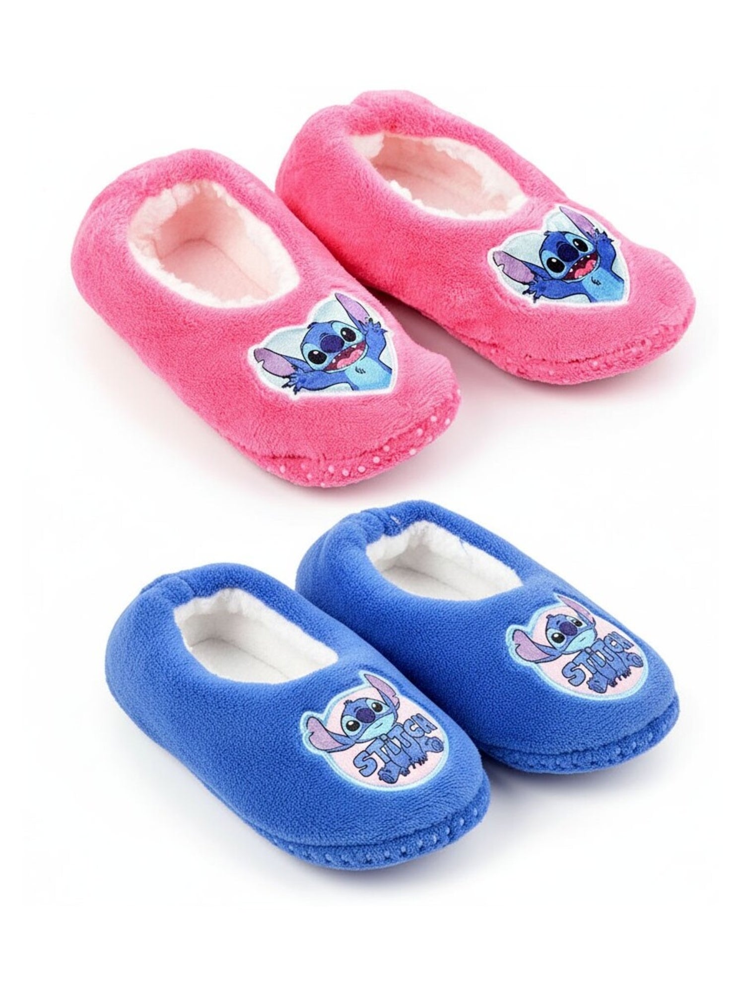 Pack de Chaussons Antidérapants Enfant LILO & STITCH (Lot de 2) - Rose/Multicolore