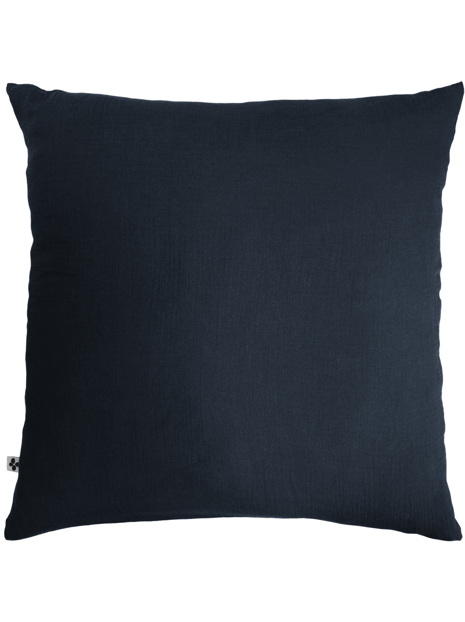 Pack gaze de coton — parure de couette + drap housse + 2 taies - Bleu foncé