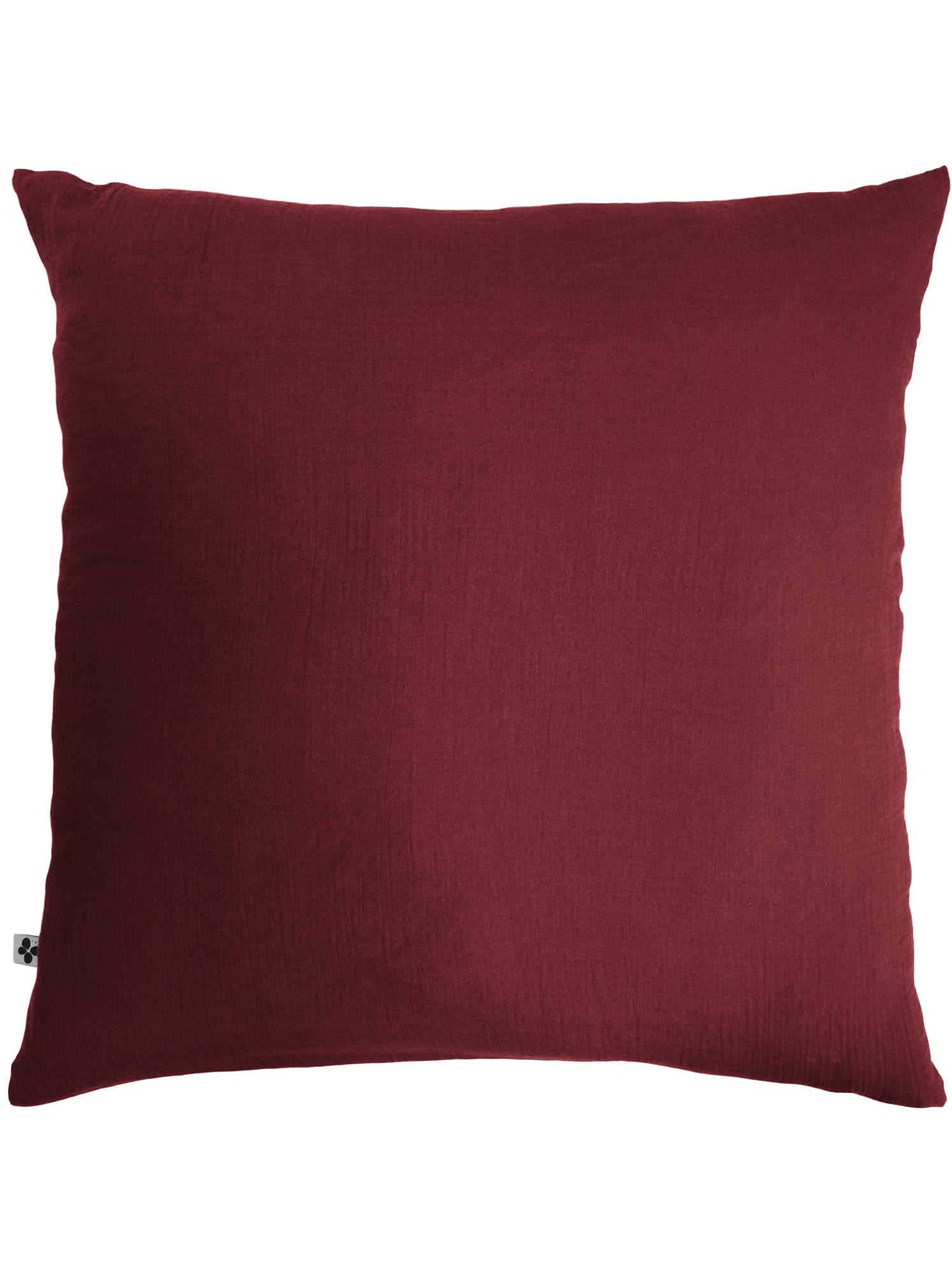 Pack gaze de coton — parure de couette + drap housse + 2 taies - Bordeaux