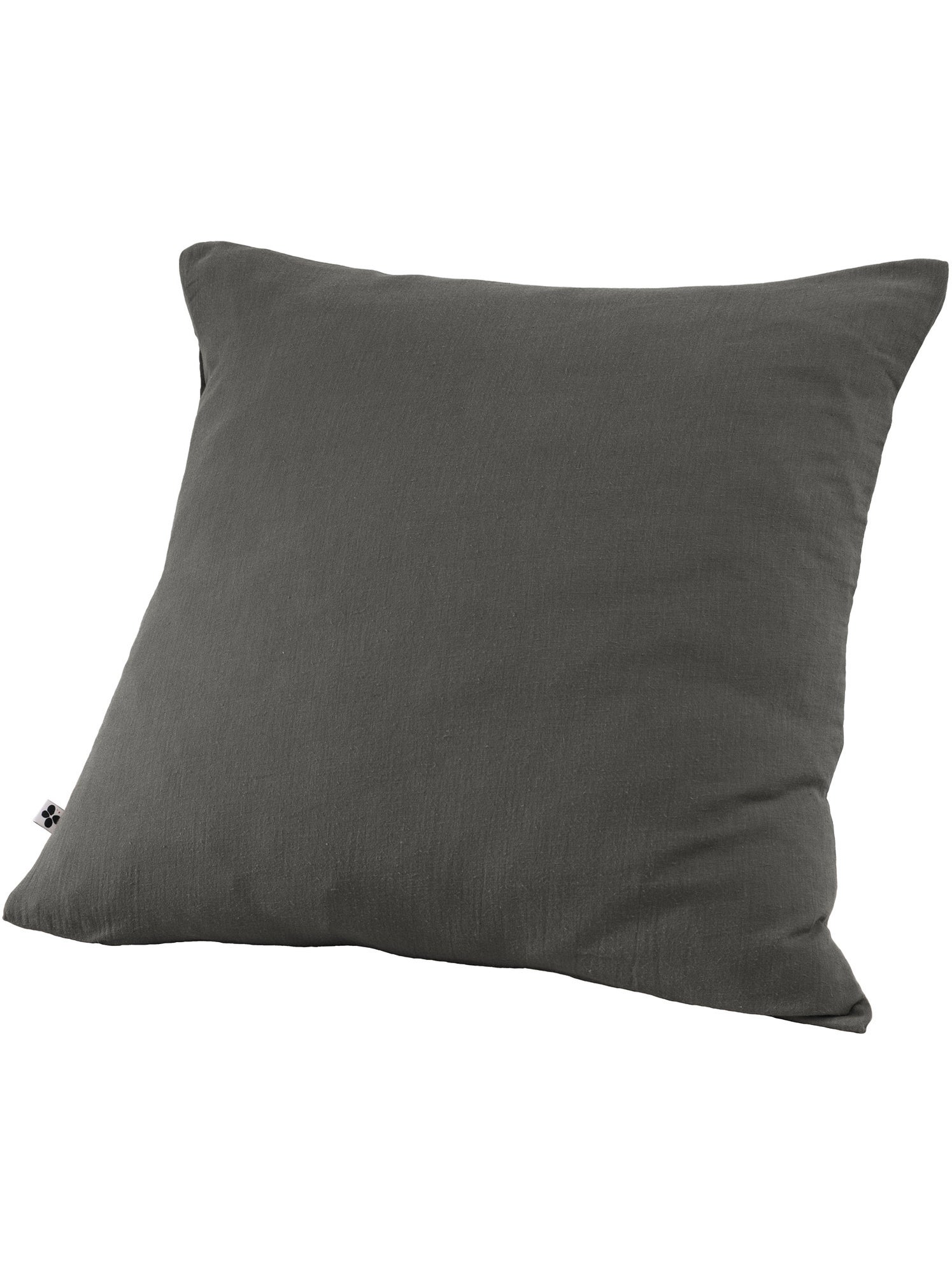 Pack gaze de coton — parure de couette + drap housse + 2 taies - Gris Granit