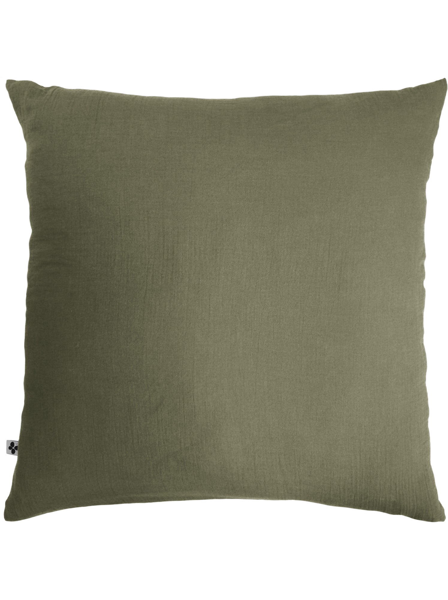 Pack gaze de coton — parure de couette + drap housse + 2 taies - Vert romarin