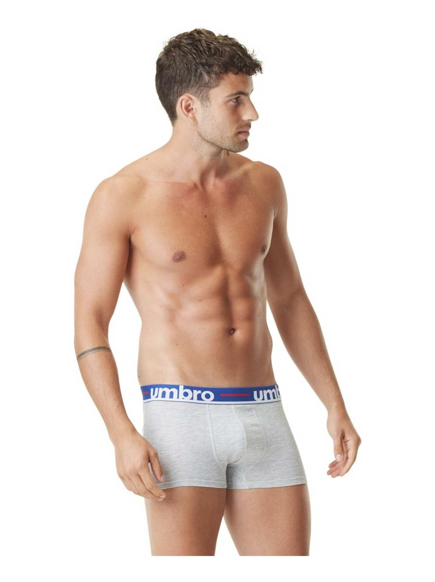 Pack surprise de 5 boxers homme 100% coton umbro - Bleu