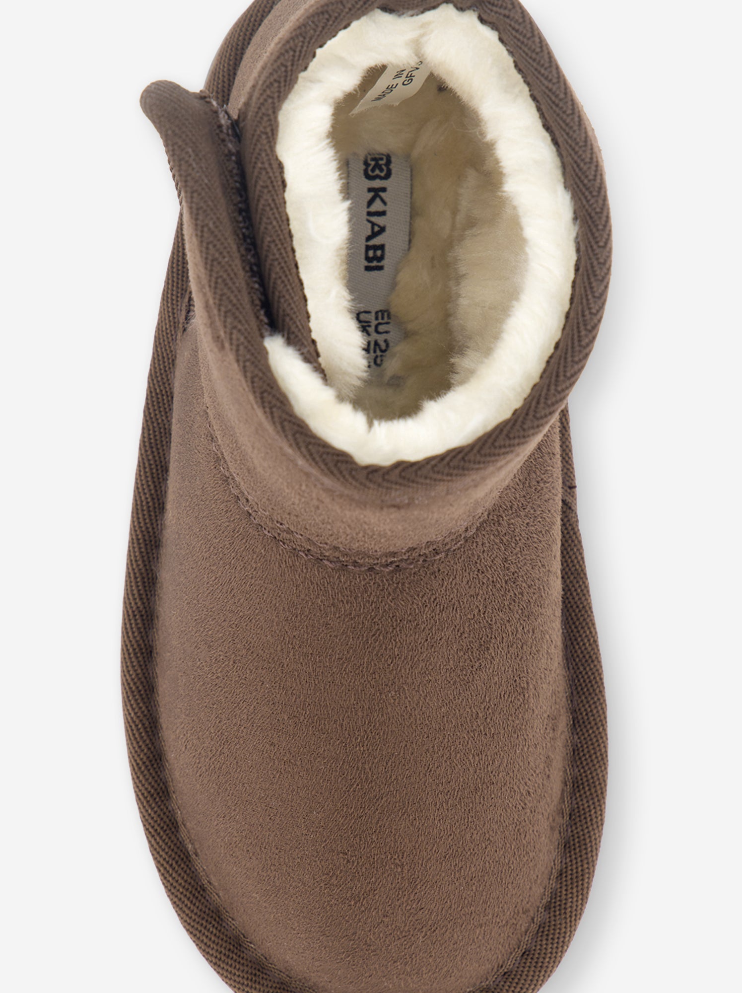 Paire de boots fourrées en suédine - Marron (GFV31_2)