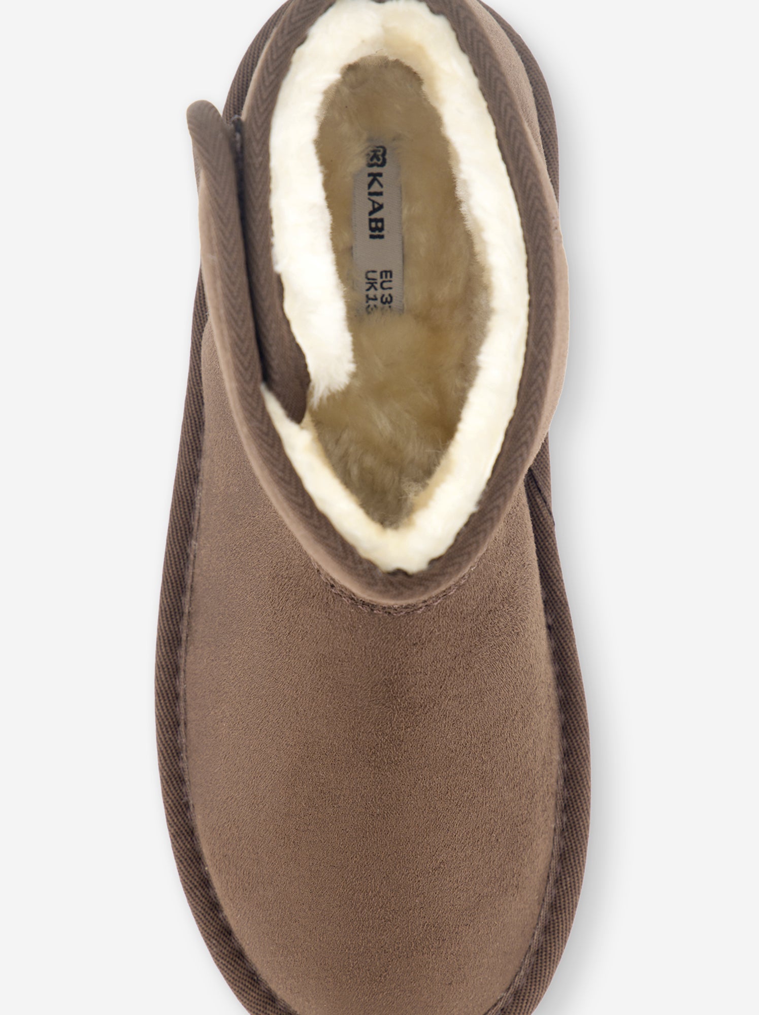 Paire de boots fourrées en suédine - Marron (GFV32_2)