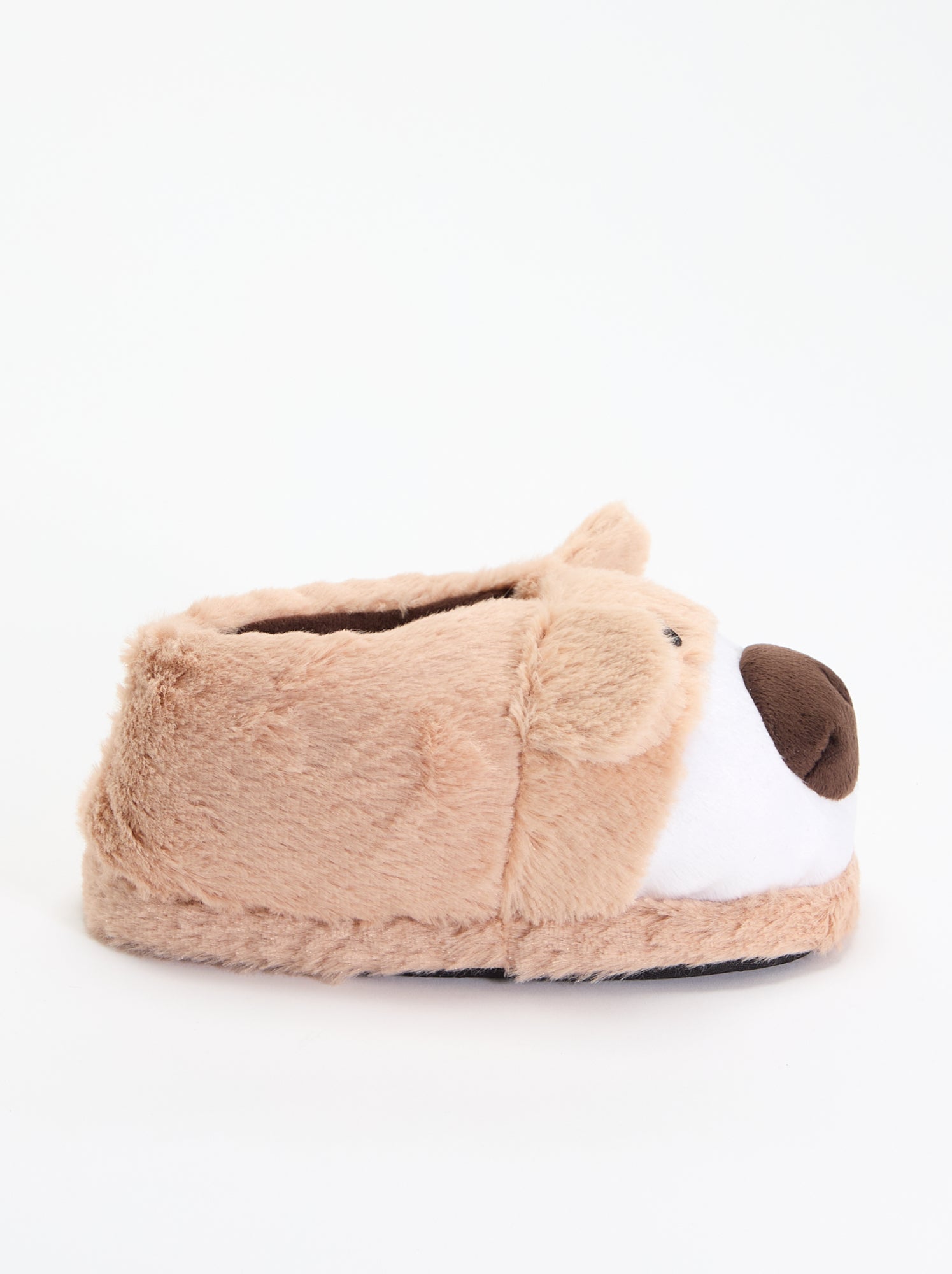 Paire de chaussons 'chiens' - Marron