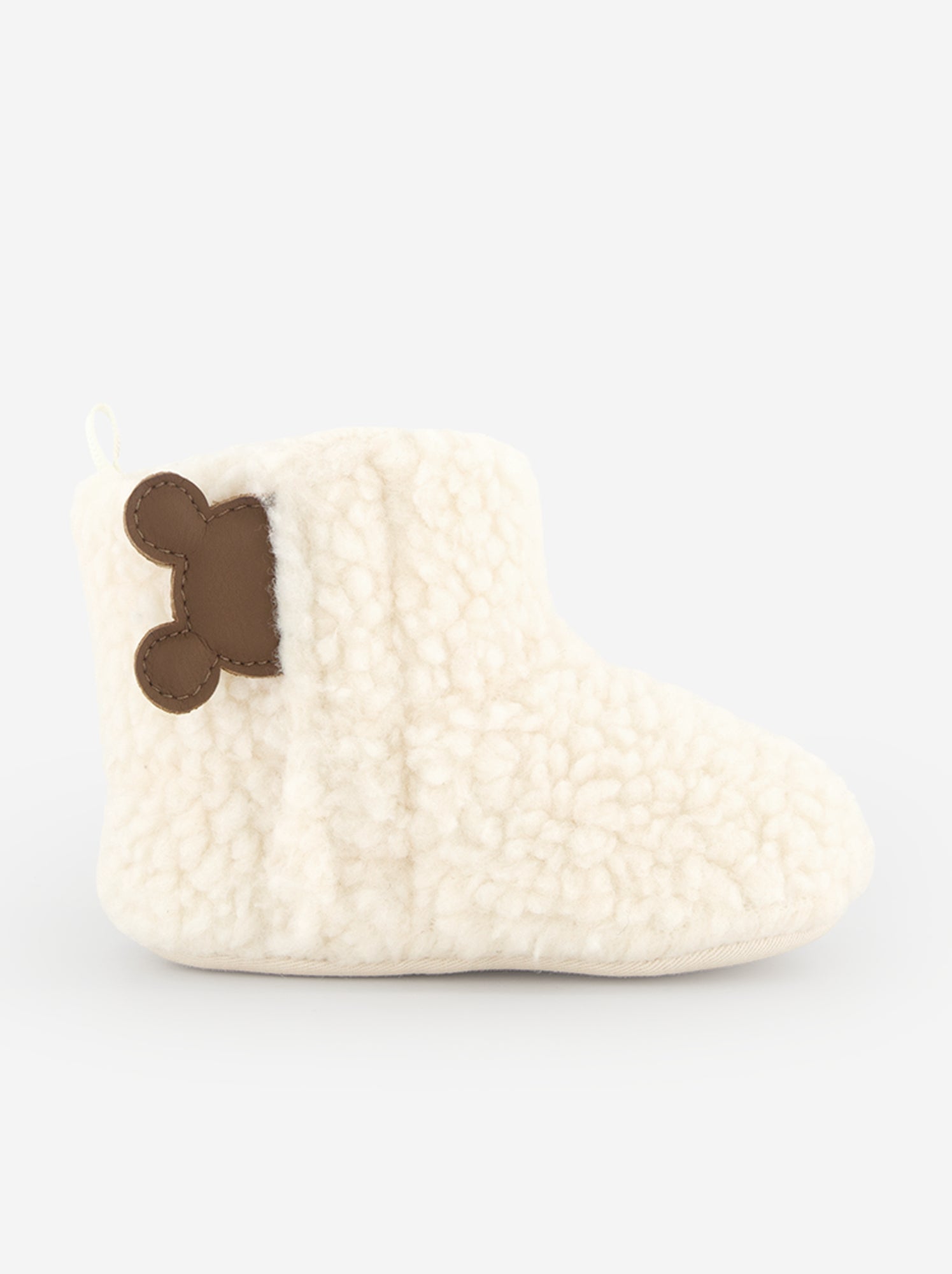 Paire de chaussons 'Disney' en matière moutonnée - Blanc