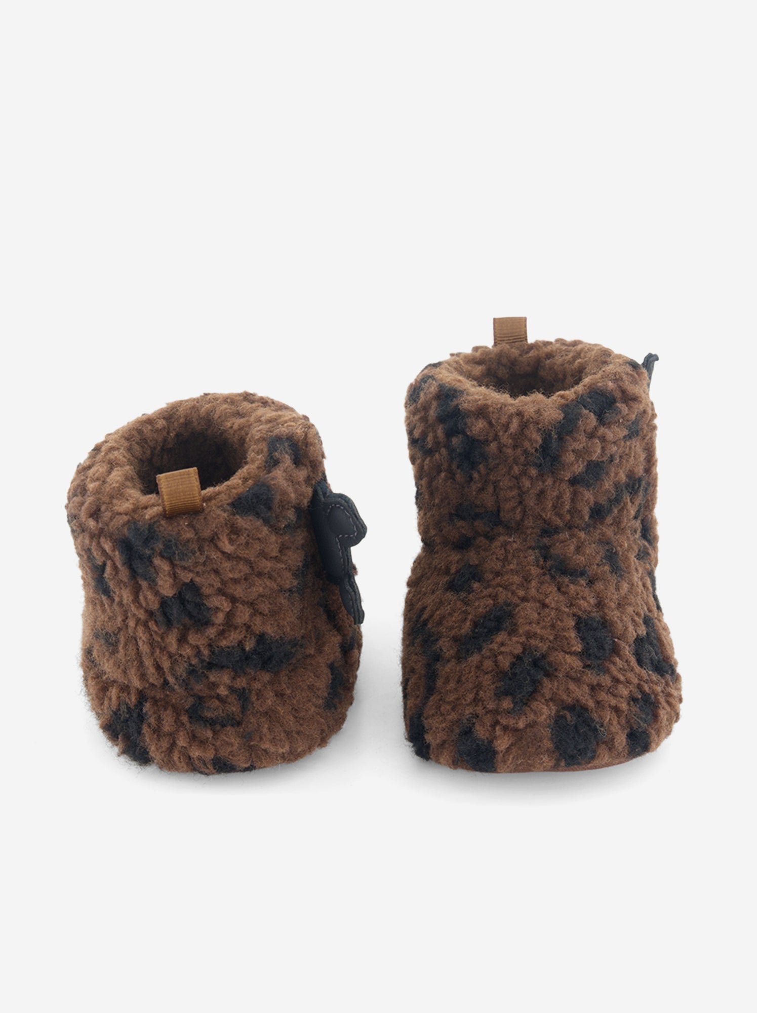 Paire de chaussons 'Disney' en matière moutonnée - Marron