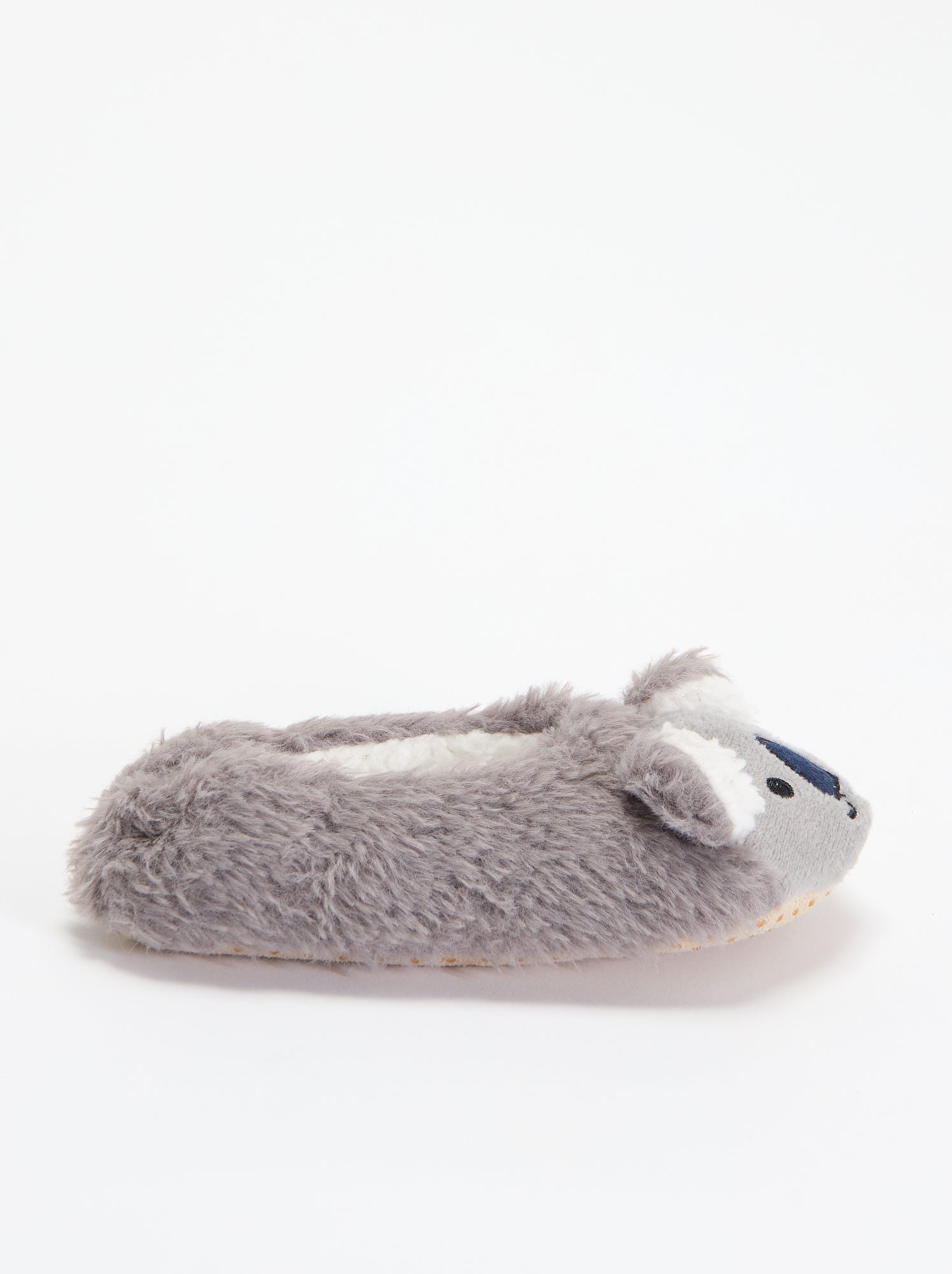 Paire de chaussons 'Koala' - Gris