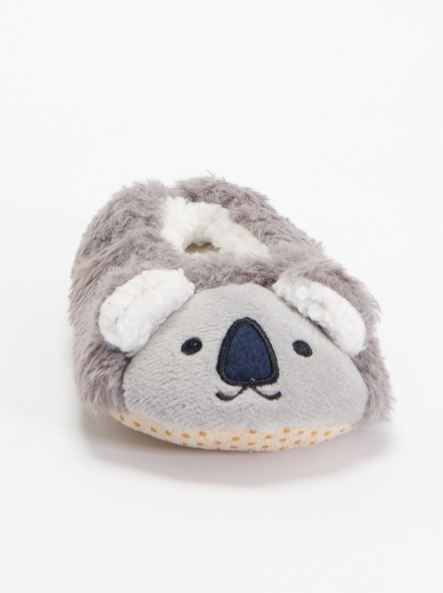 Paire de chaussons 'Koala' - Gris