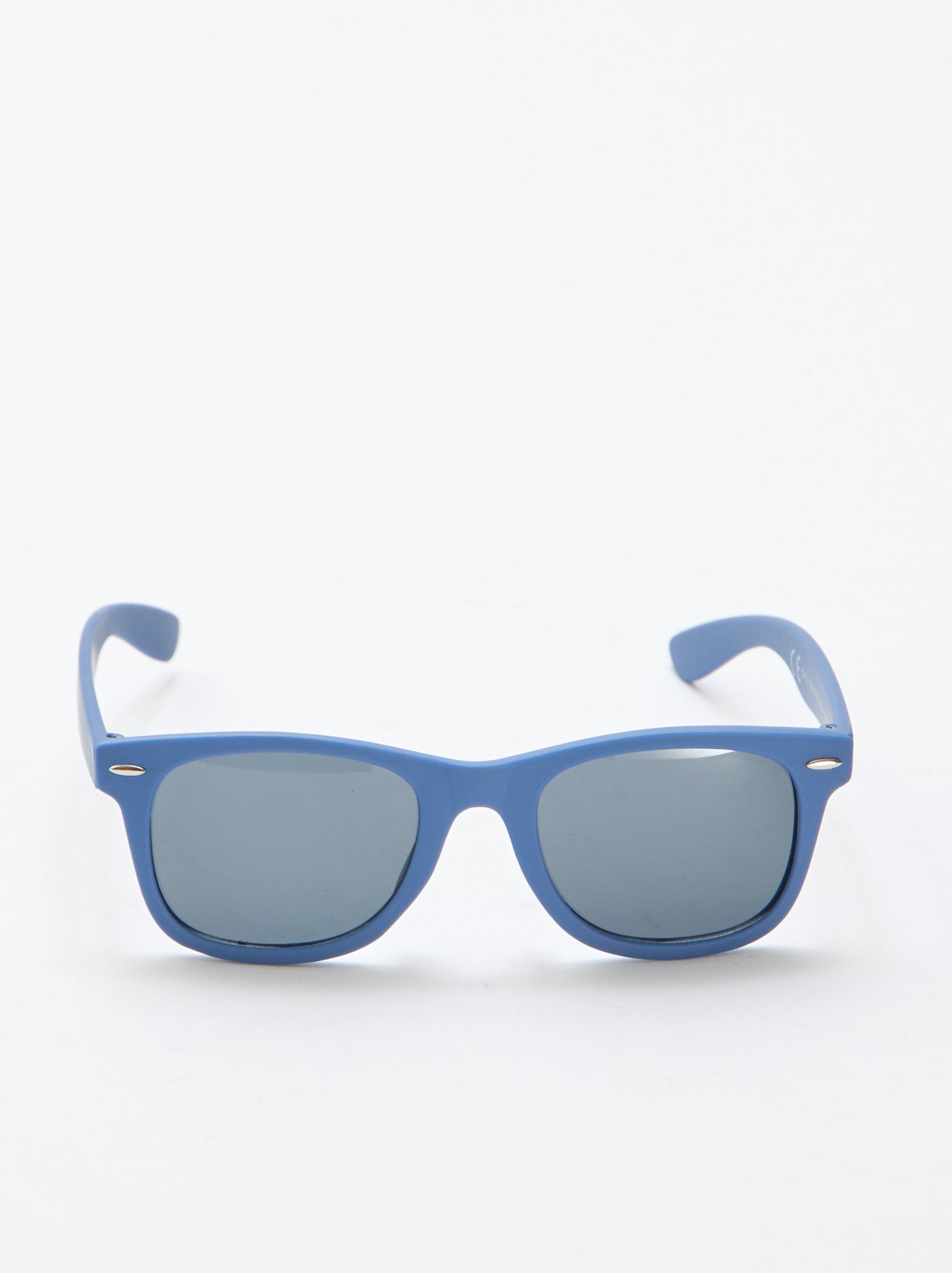 Paire de lunette de soleil classique unie - Bleu