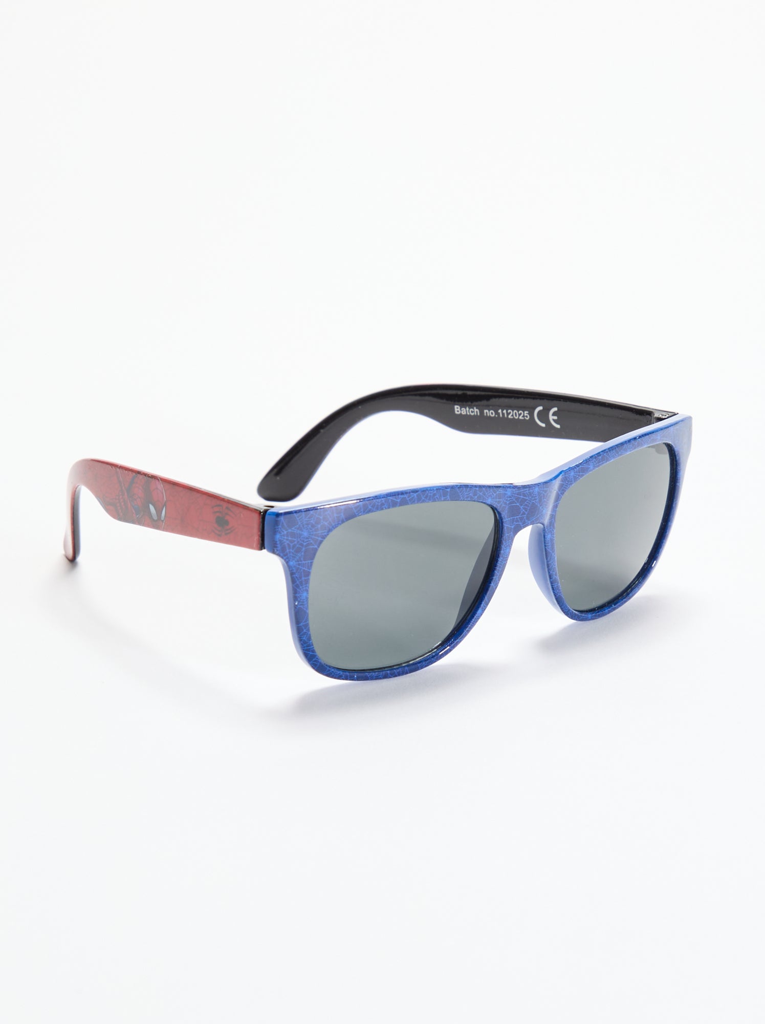 Paire de lunette de soleil 'Marvel' 'Spiderman' classique unie - Bleu