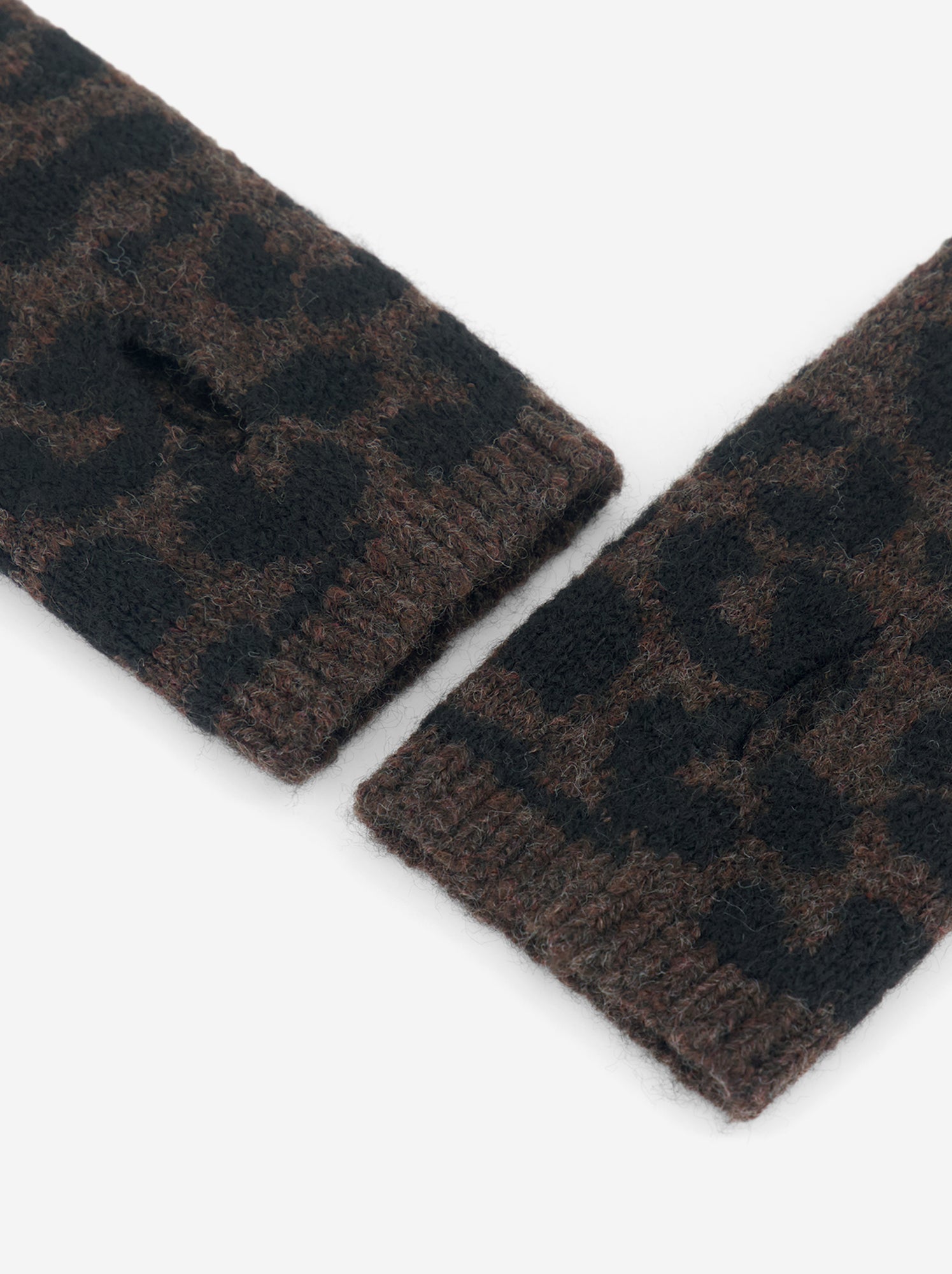Paire de mitaines sans doigts - Marron