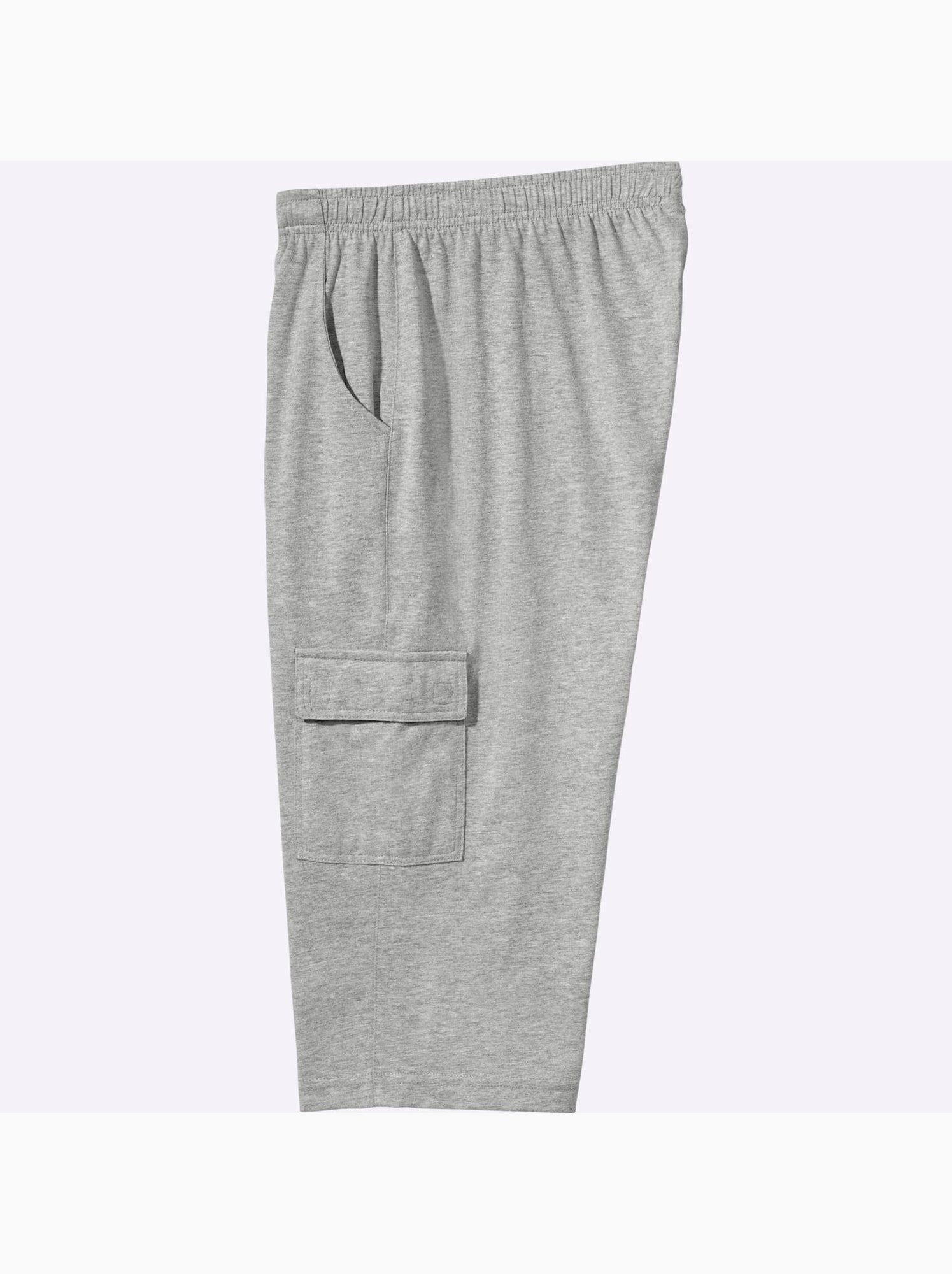 Pantacourt De Loisirs Jersey Fin - Taille Standard - Moda Vilona - Gris chiné