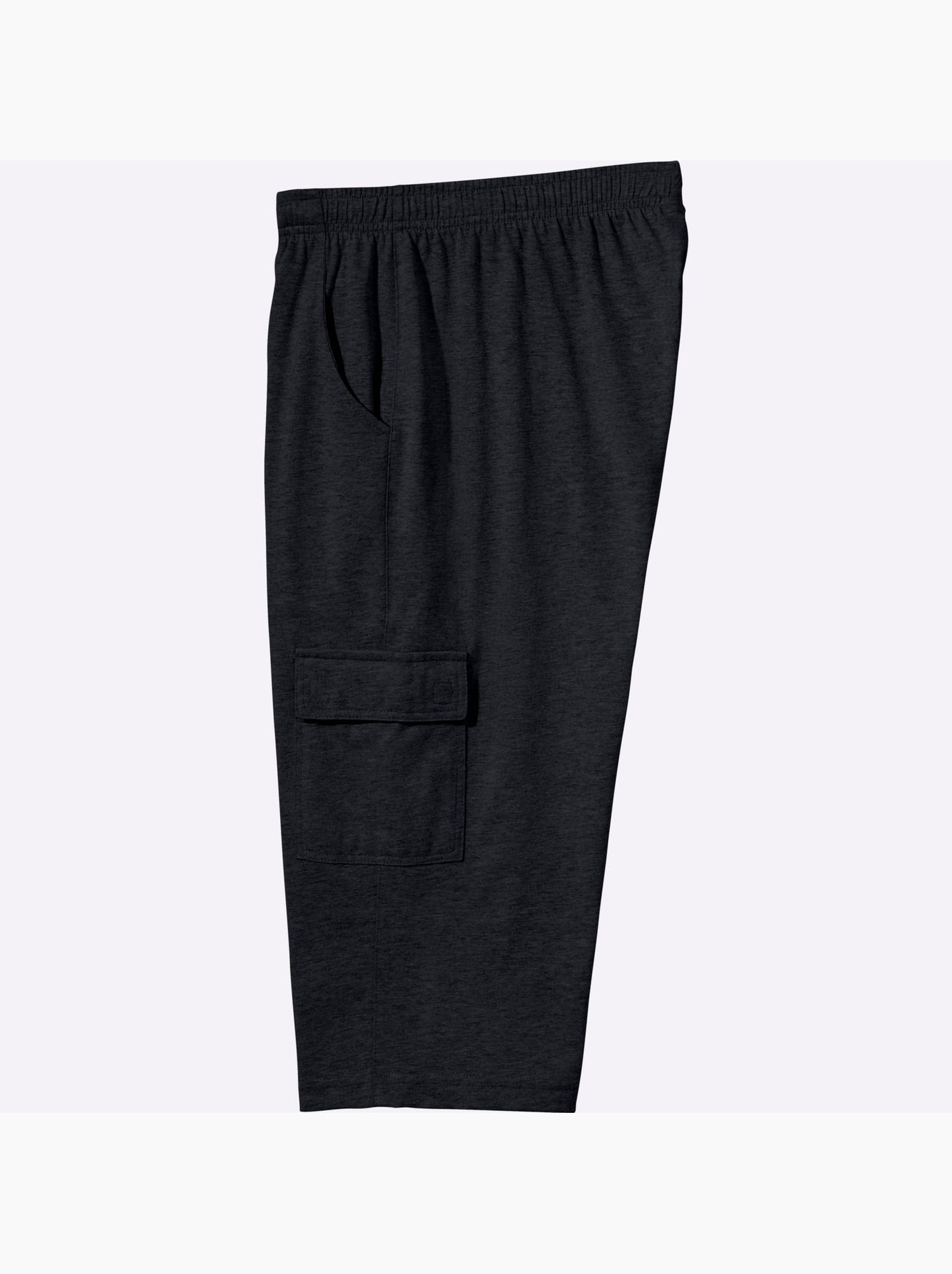 Pantacourt De Loisirs Jersey Fin - Taille Standard - Moda Vilona - Noir