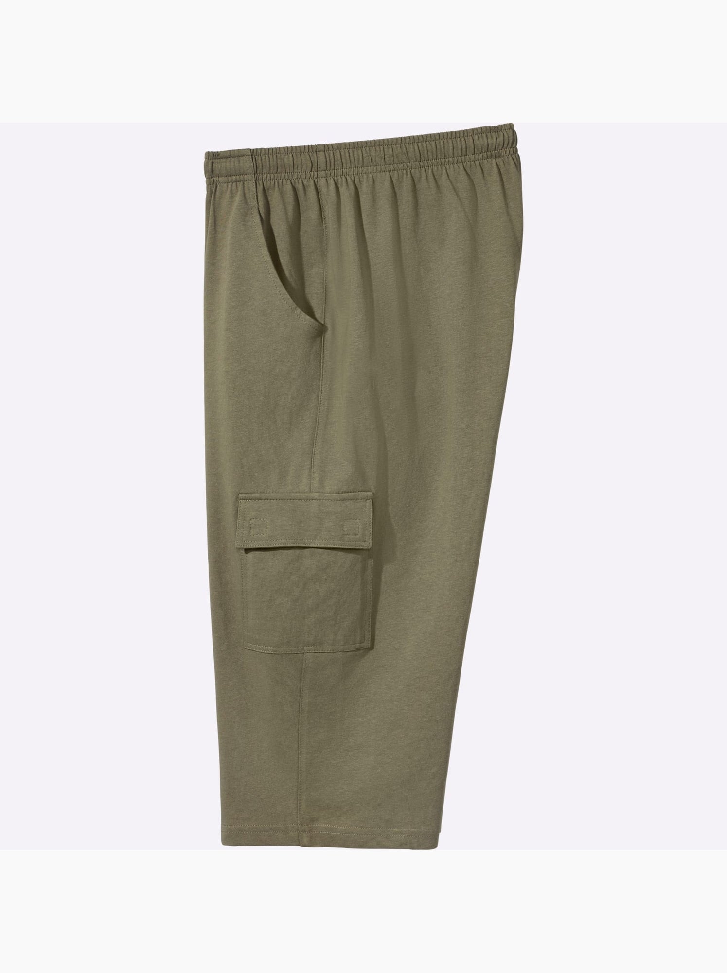 Pantacourt De Loisirs Jersey Fin - Taille Standard - Moda Vilona - Vert olive
