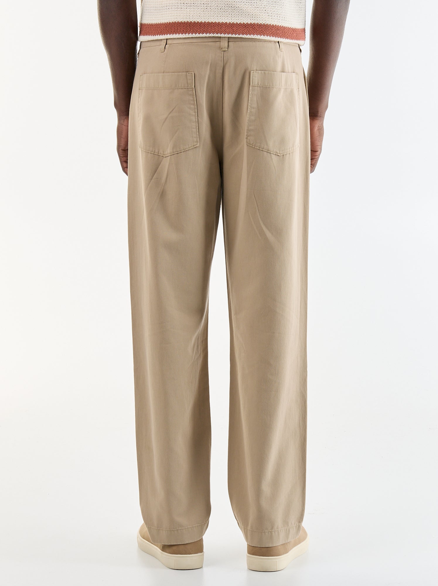 Pantalon au toucher doux - Beige