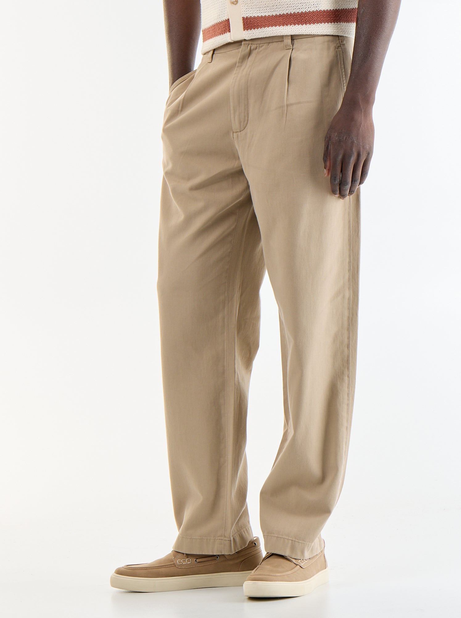 Pantalon au toucher doux - Beige