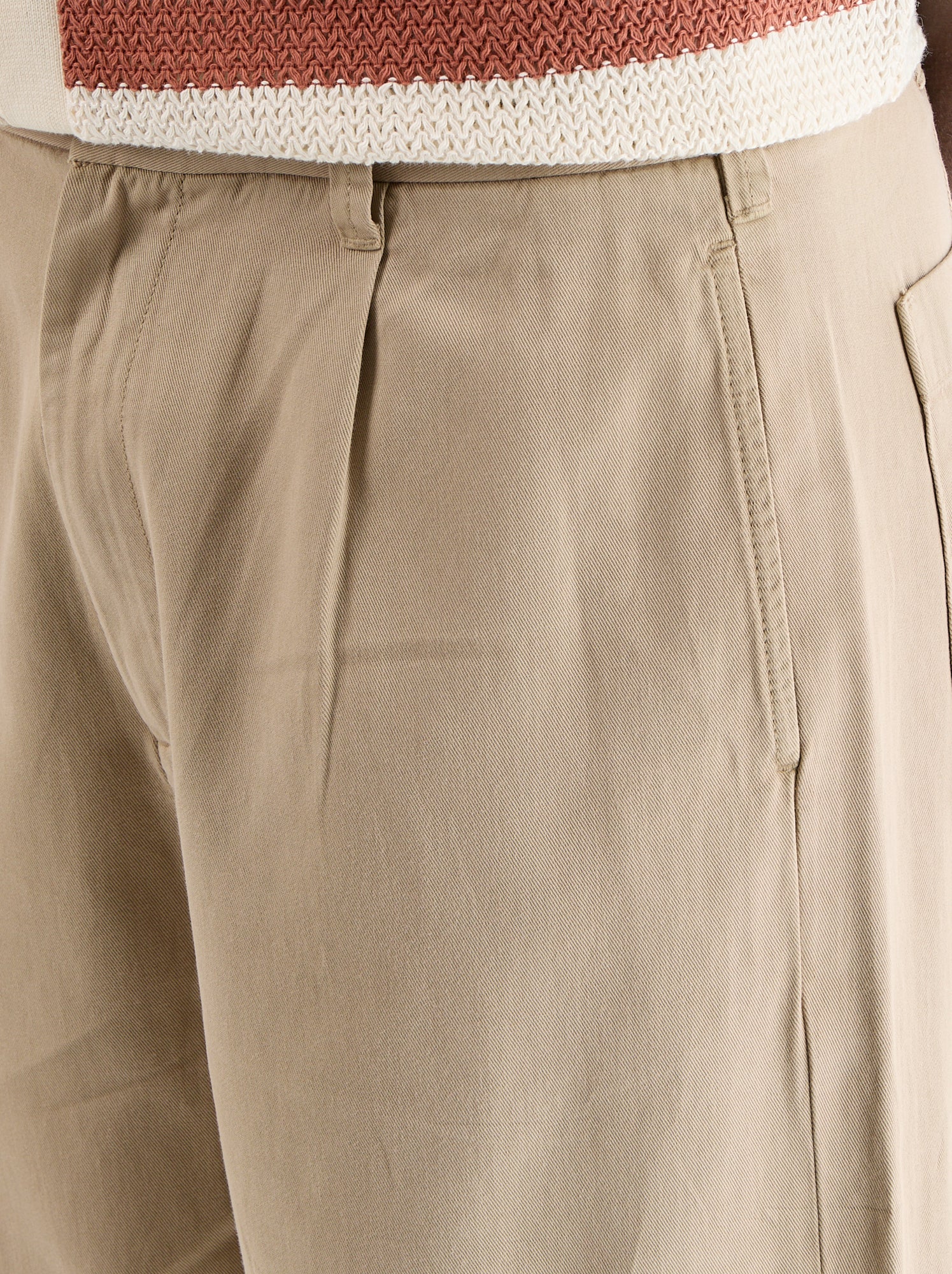 Pantalon au toucher doux - Beige