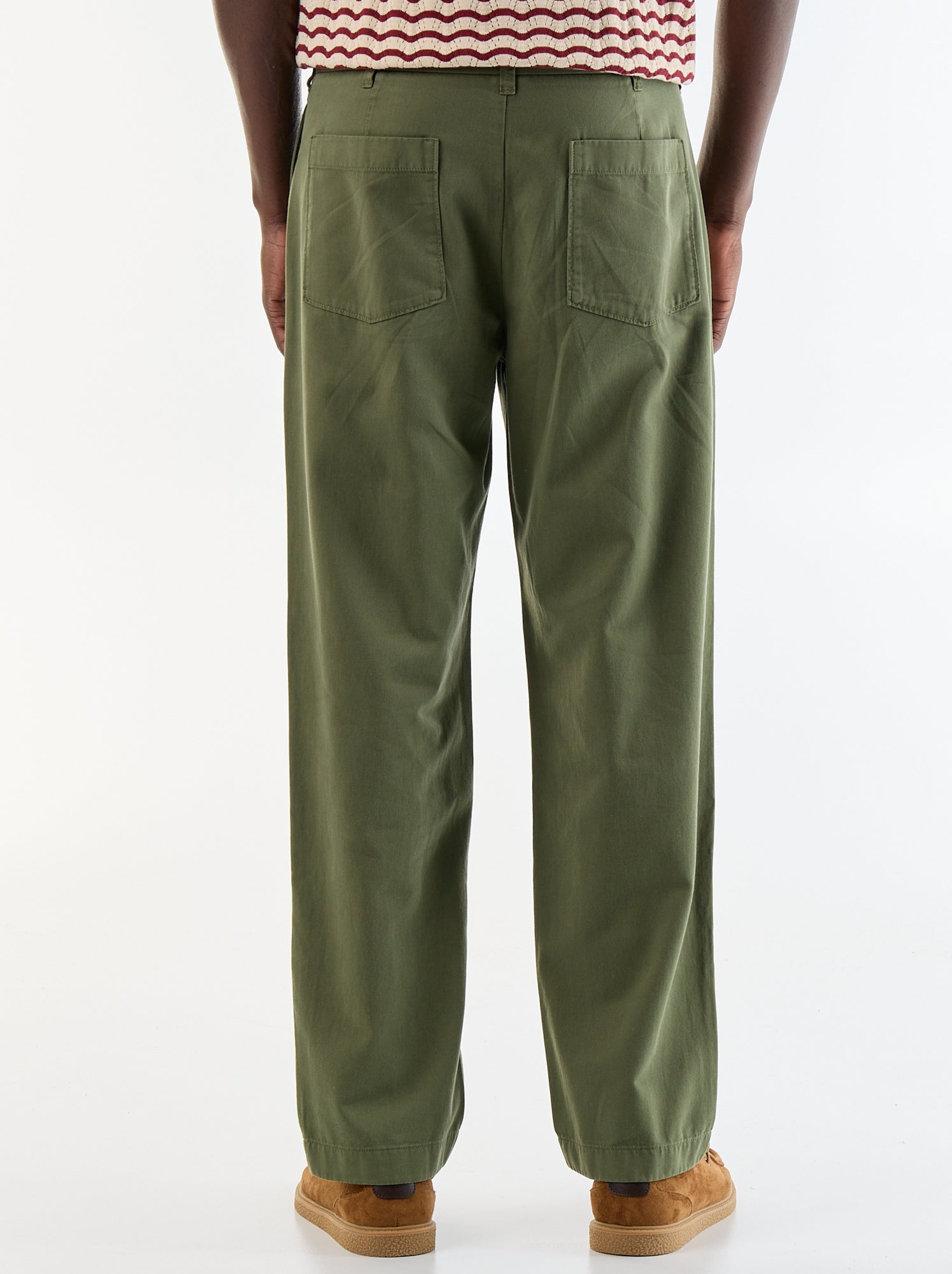 Pantalon au toucher doux - Kaki