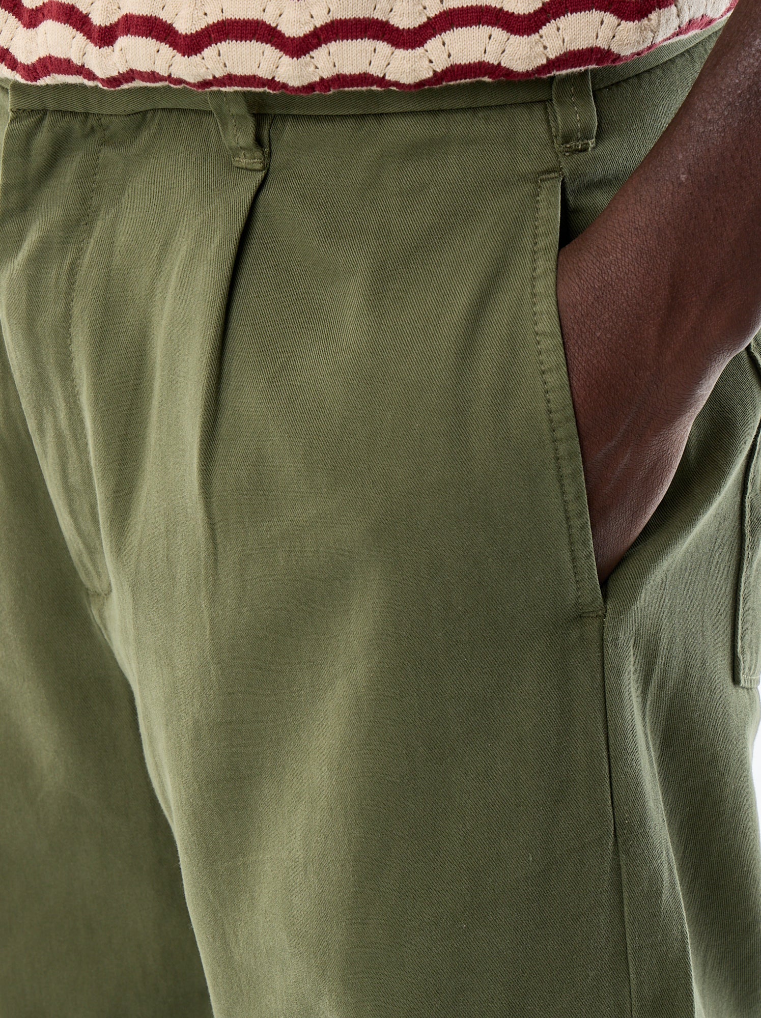 Pantalon au toucher doux - Kaki