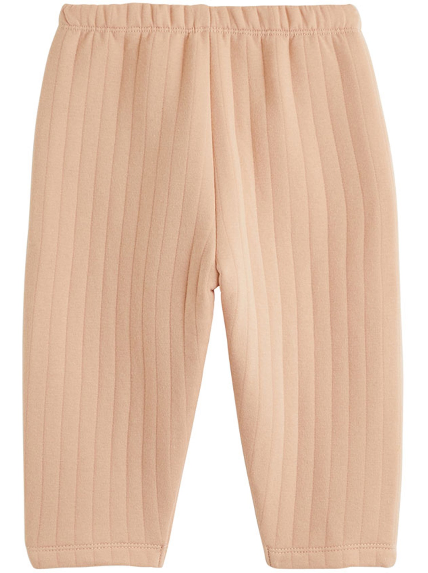 Pantalon bébé en coton matelassé léa - Rose