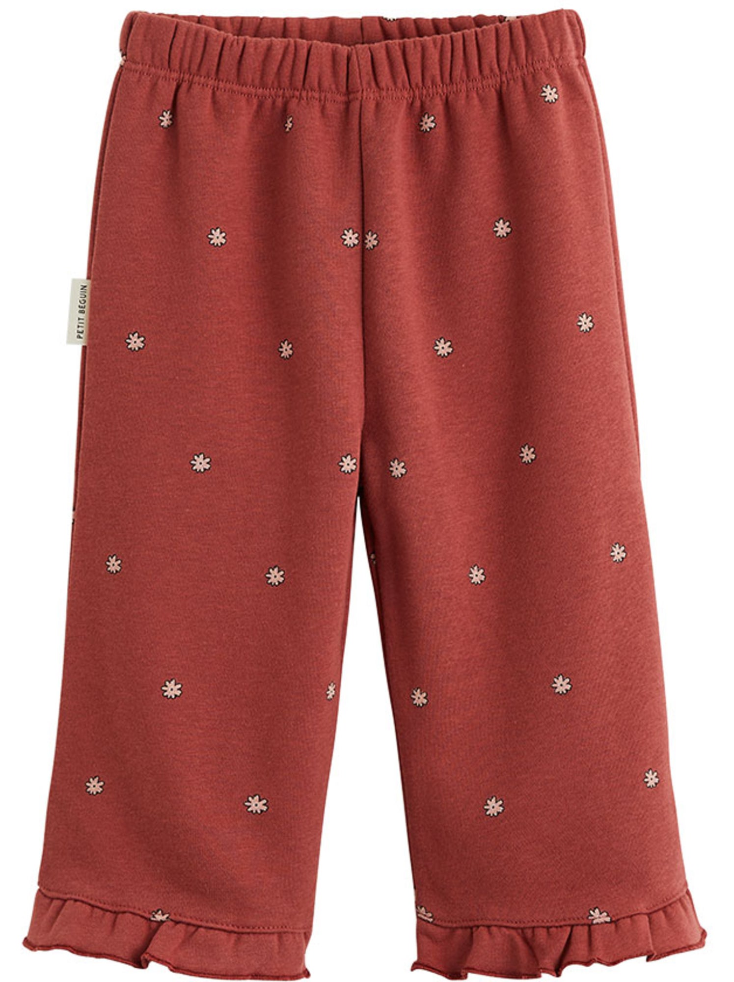 Pantalon bébé en molleton harmony - Rose