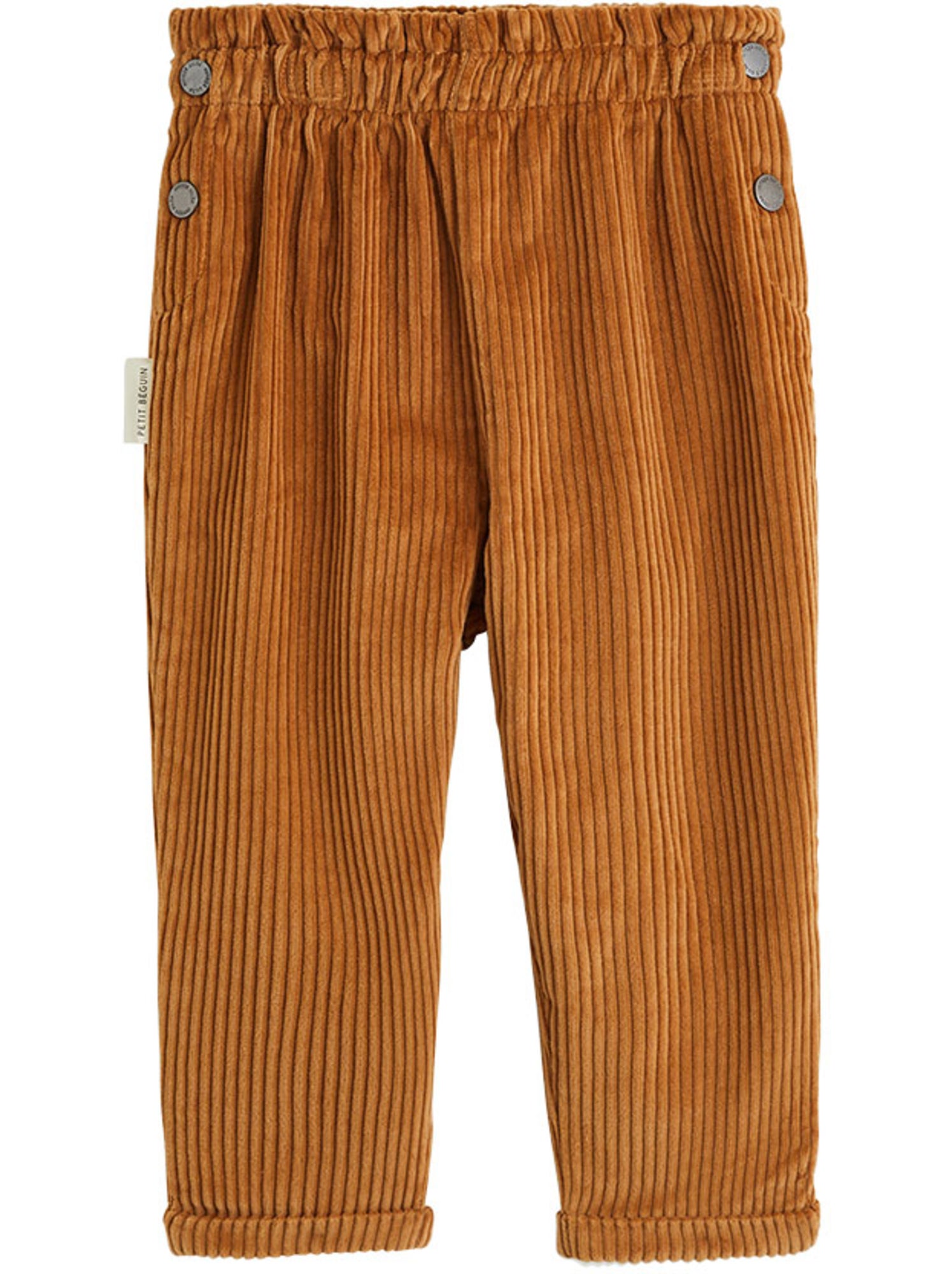 Pantalon bébé en velours côtelé cléo - Camel