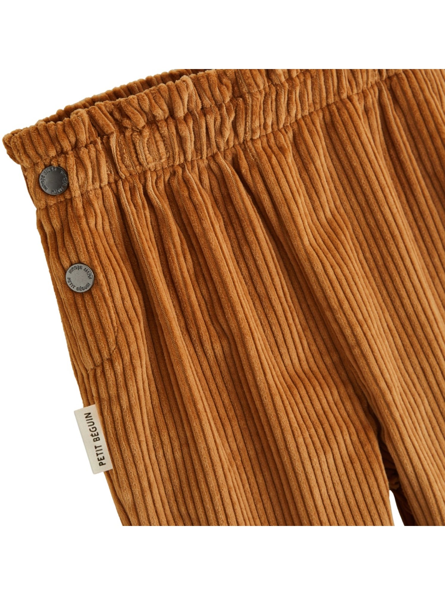 Pantalon bébé en velours côtelé cléo - Camel