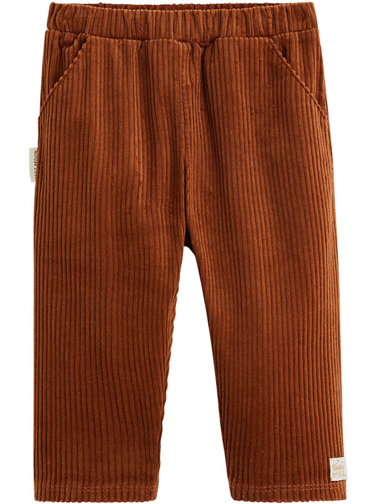 Pantalon bébé en velours côtelé moka - Marron