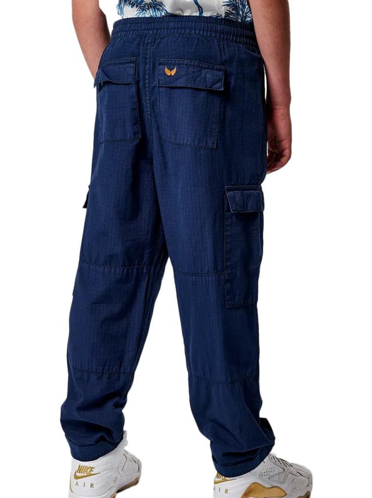 Pantalon cargo garçon kaporal - Bleu marine