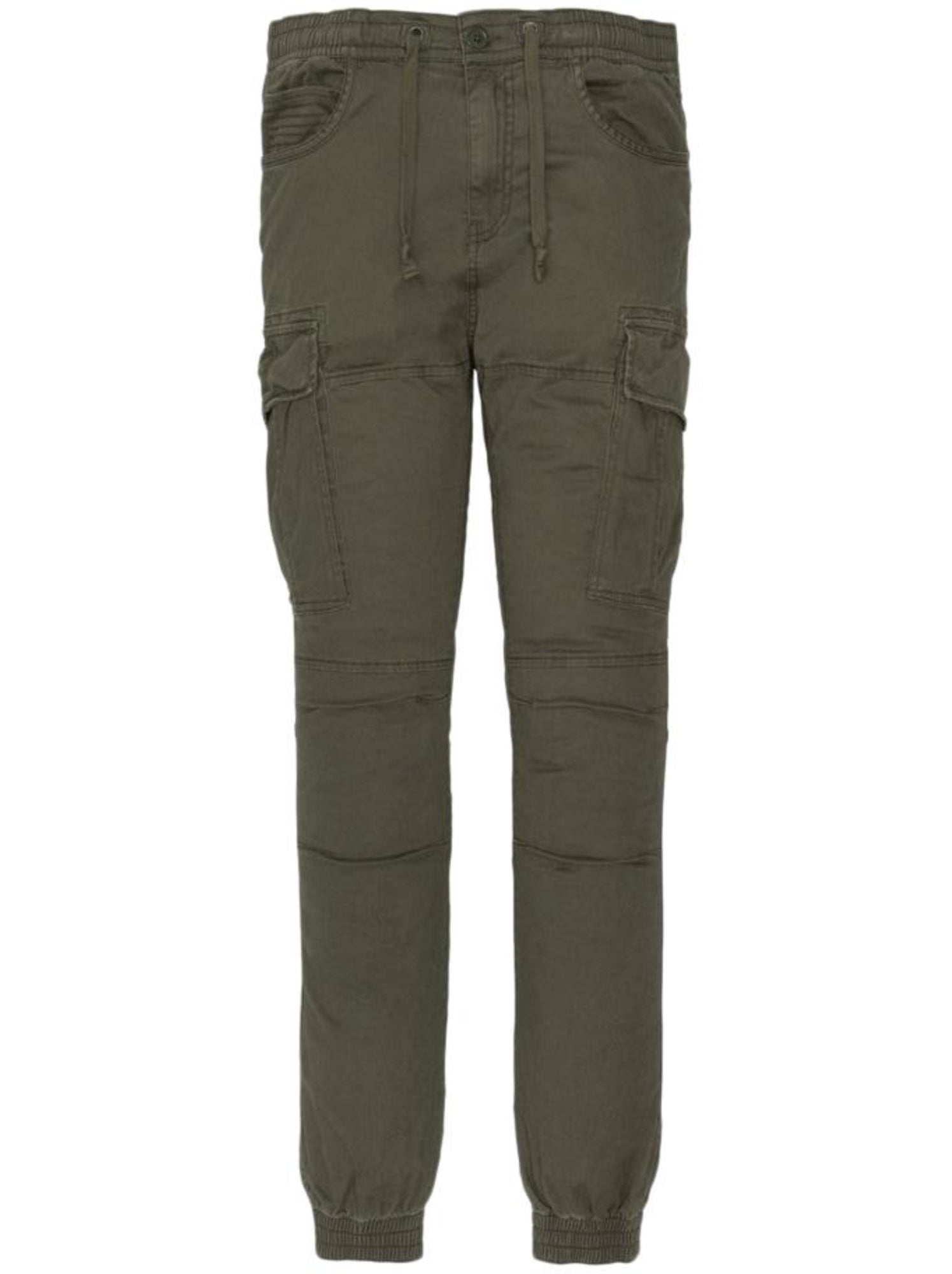Pantalon cargo garçon schott - Vert kaki clair