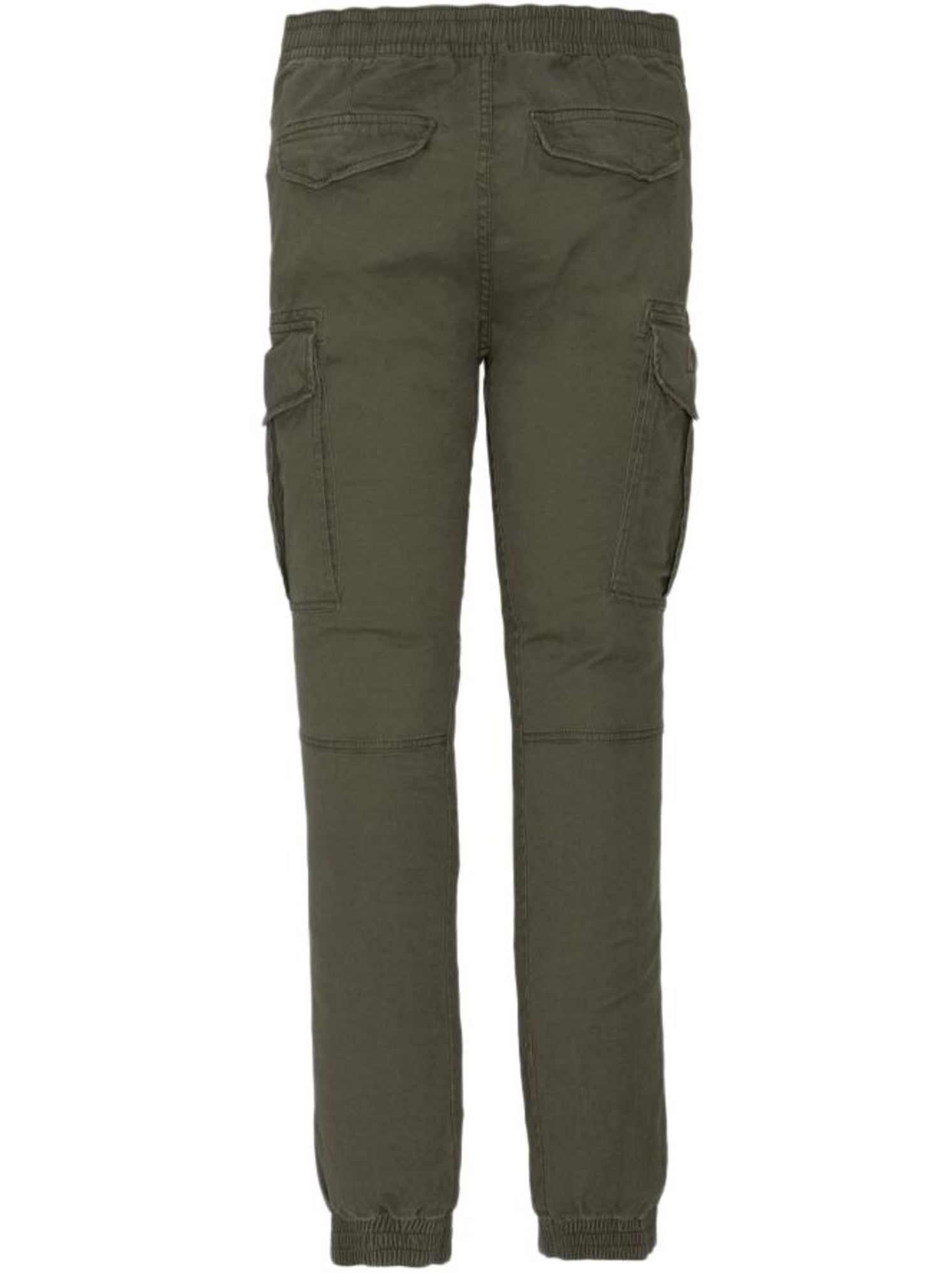 Pantalon cargo garçon schott - Vert kaki clair