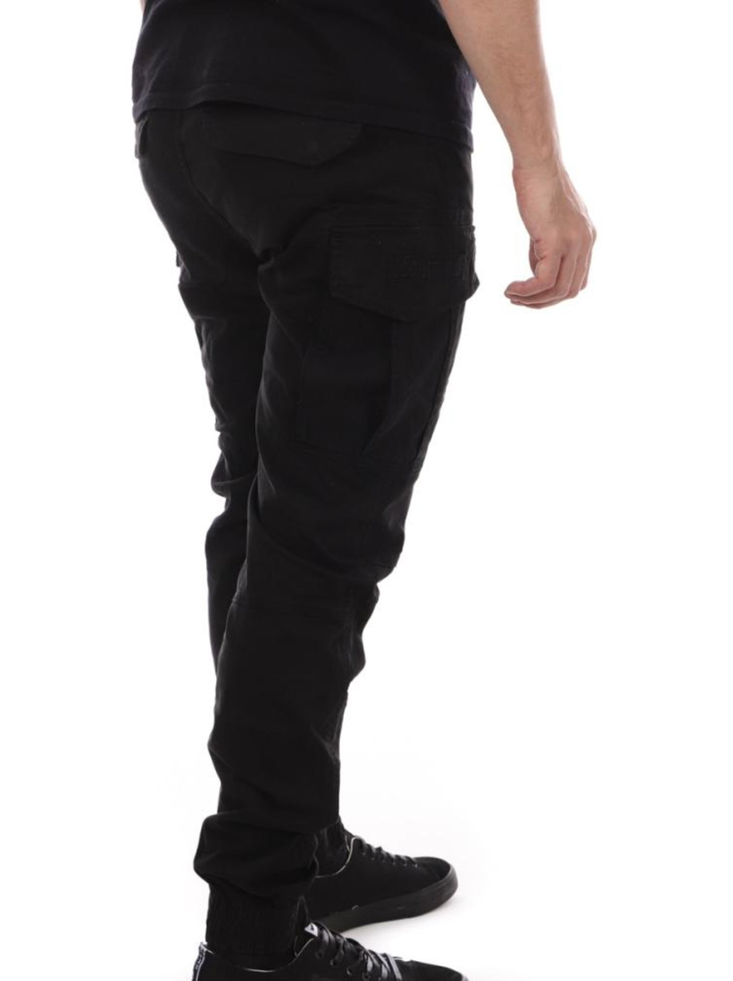 Pantalon Cargo Homme Schott - Noir