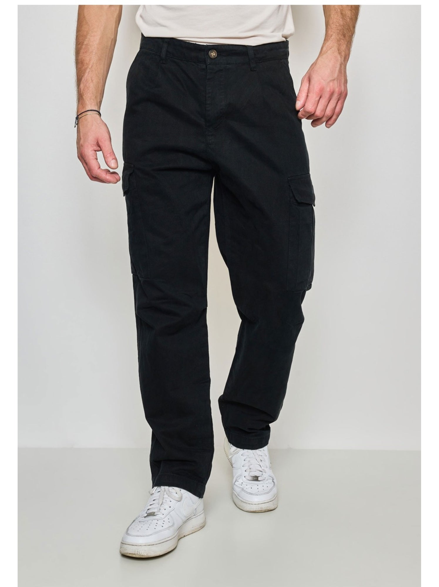 PANTALON CARGO Kebello - Noir Noir