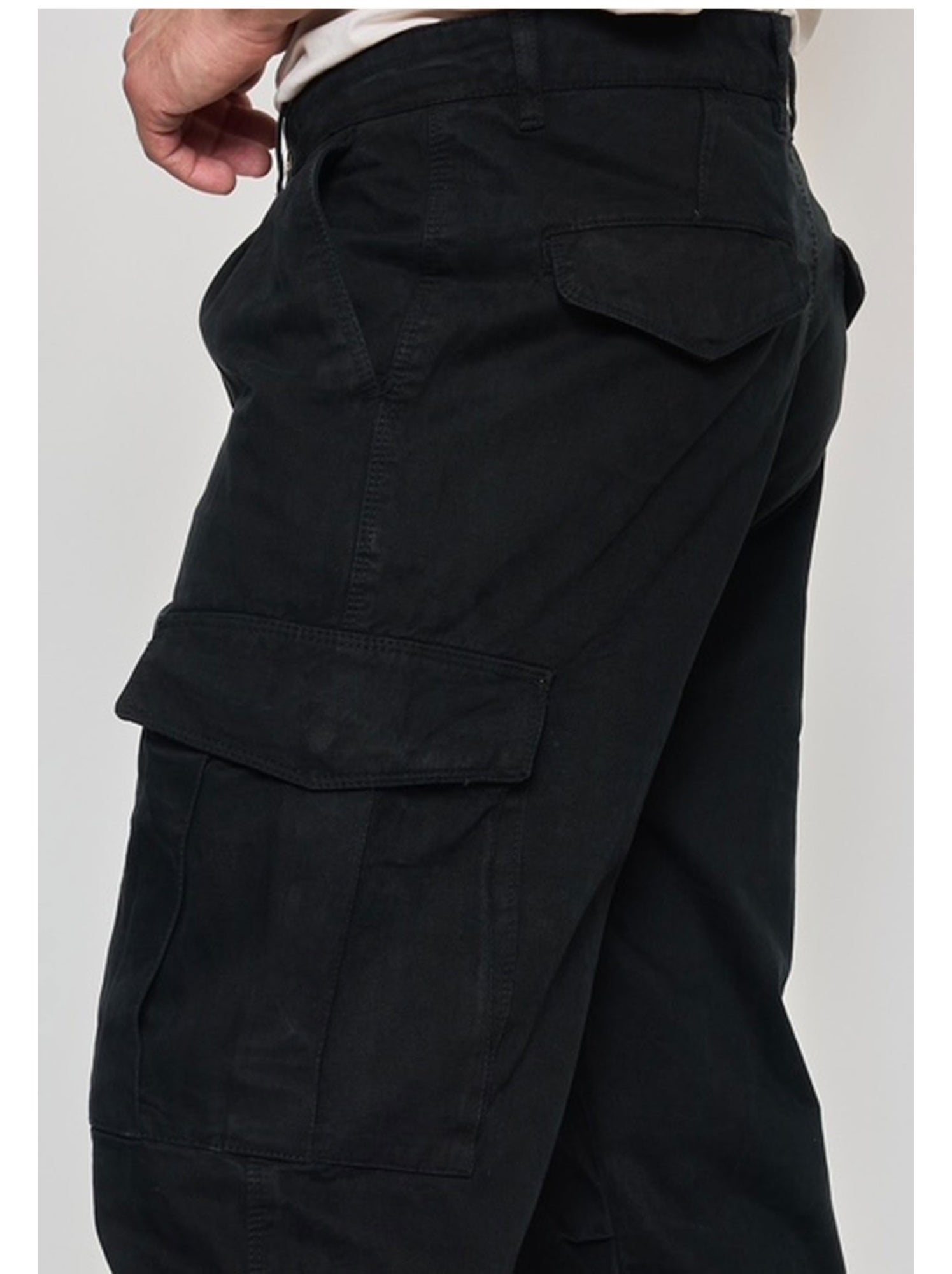 PANTALON CARGO Kebello - Noir Noir