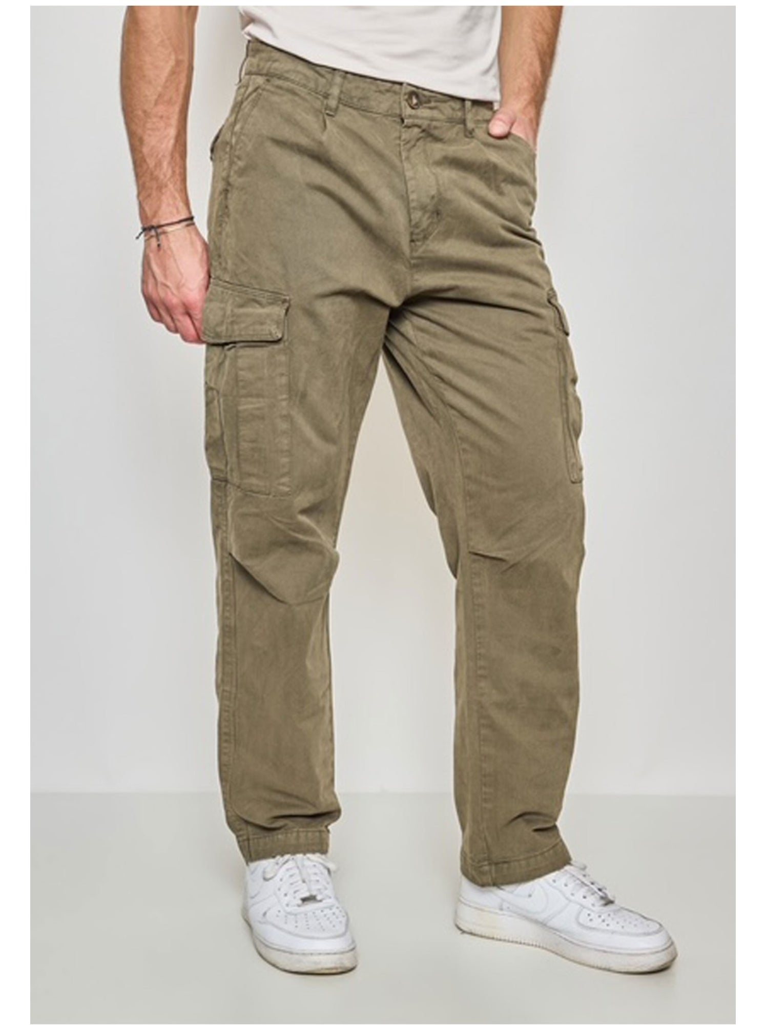 PANTALON CARGO Kebello - Vert