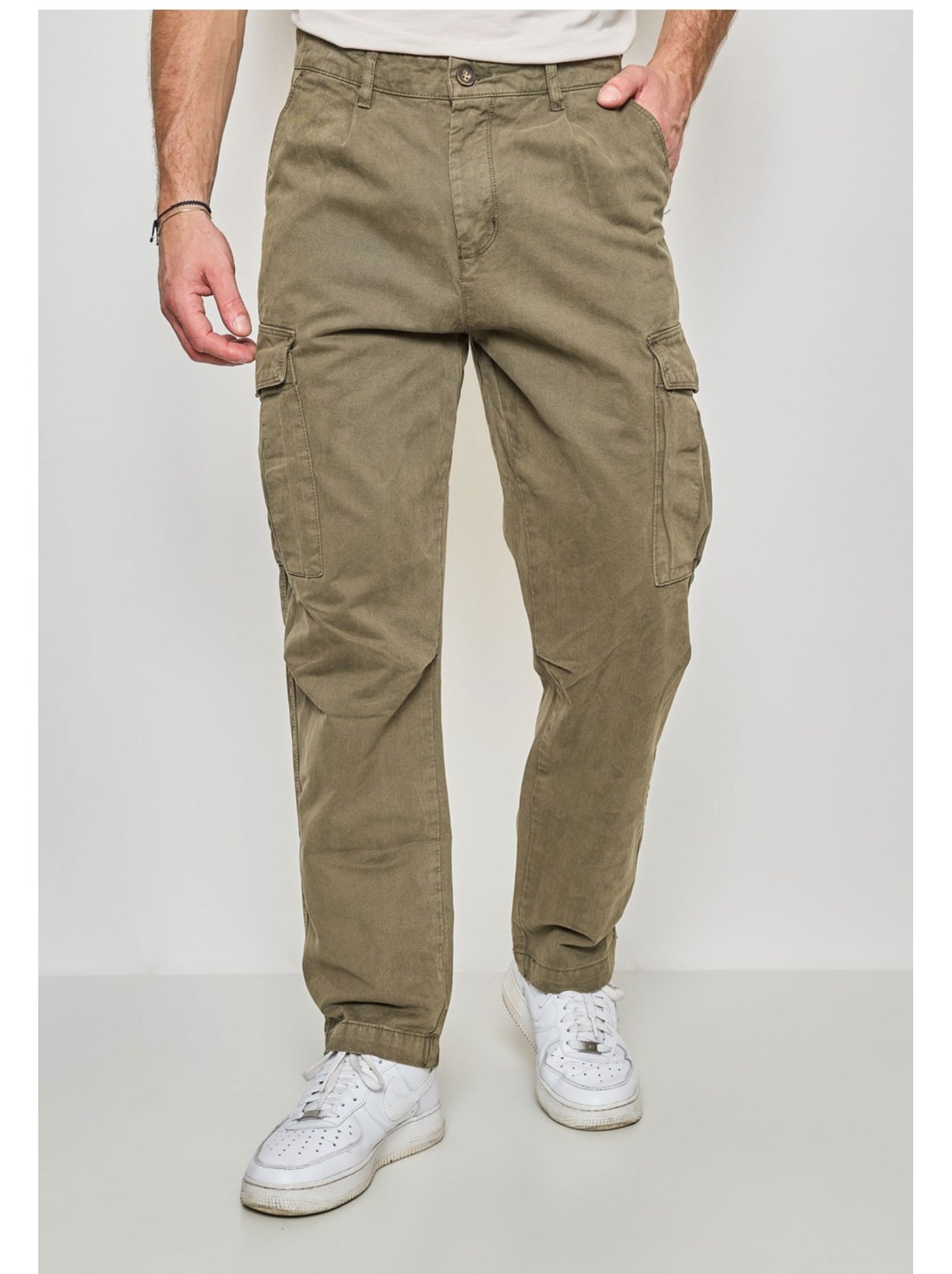 PANTALON CARGO Kebello - Vert